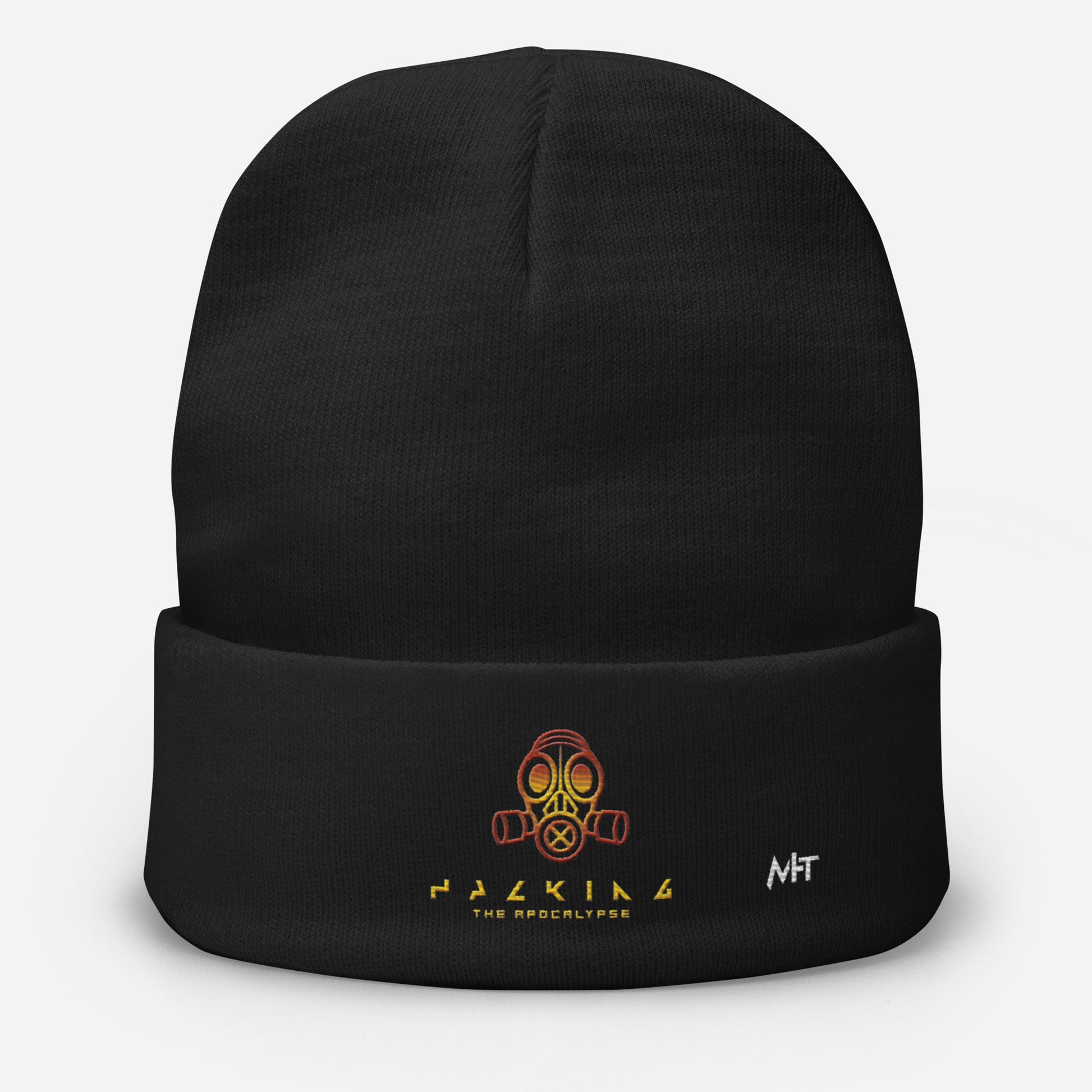 Hacking the apocalypse - Embroidered Beanie by DarkByteGear