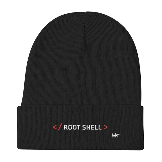 Root Shell - Embroidered Beanie by DarkByteGear