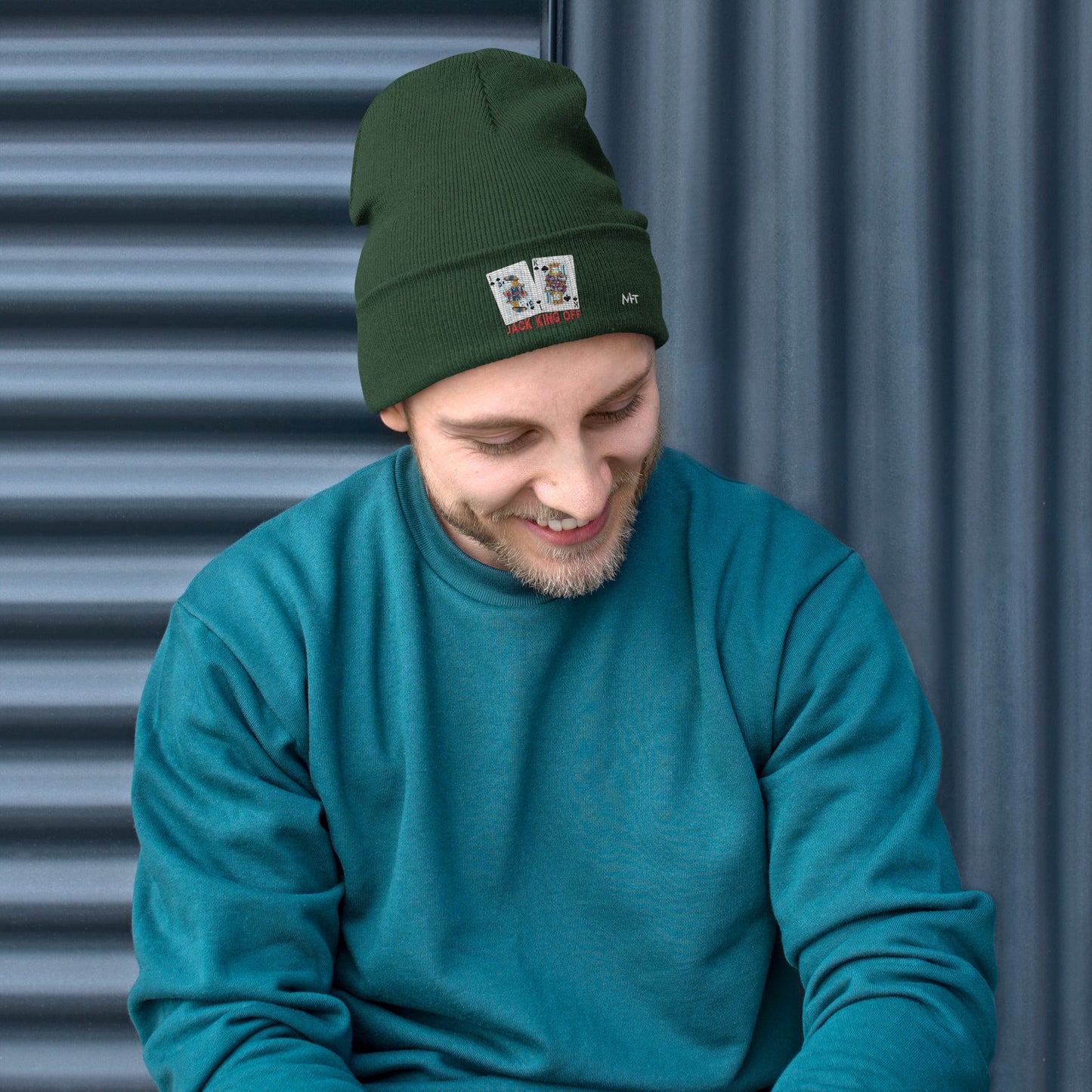 Jack King Off - Embroidered Beanie by DarkByteGear