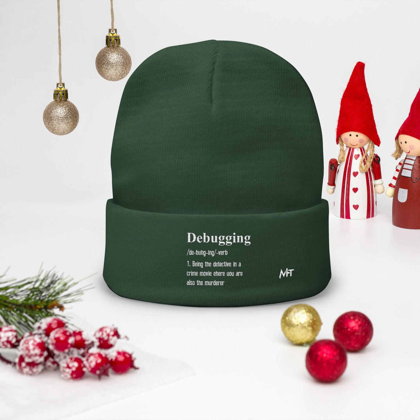 Debugging Definition V1 - Embroidered Beanie by DarkByteGear