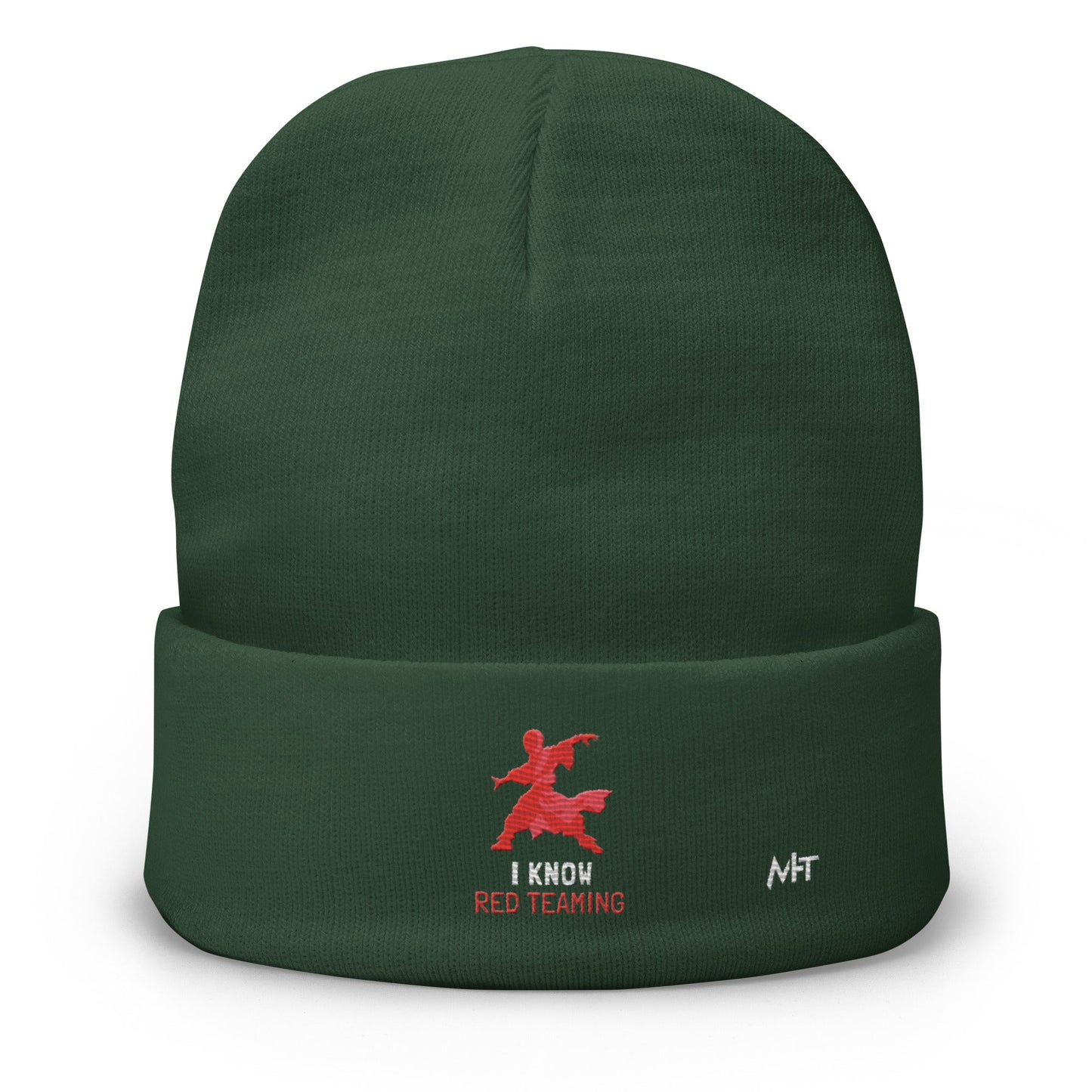 I Know Red Teaming - Embroidered Beanie by DarkByteGear