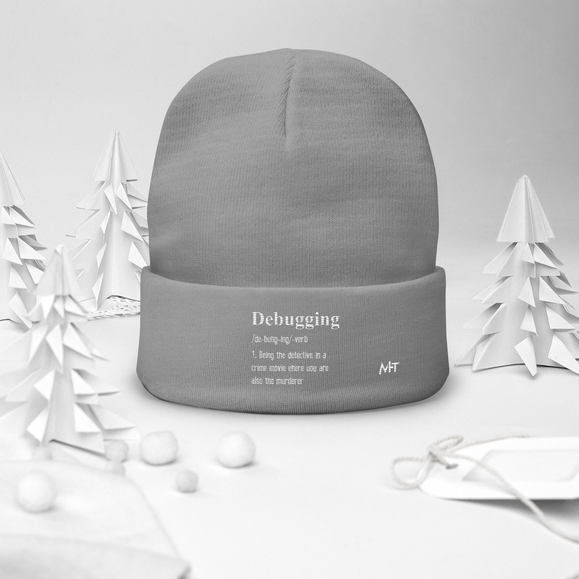 Debugging Definition V1 - Embroidered Beanie by DarkByteGear