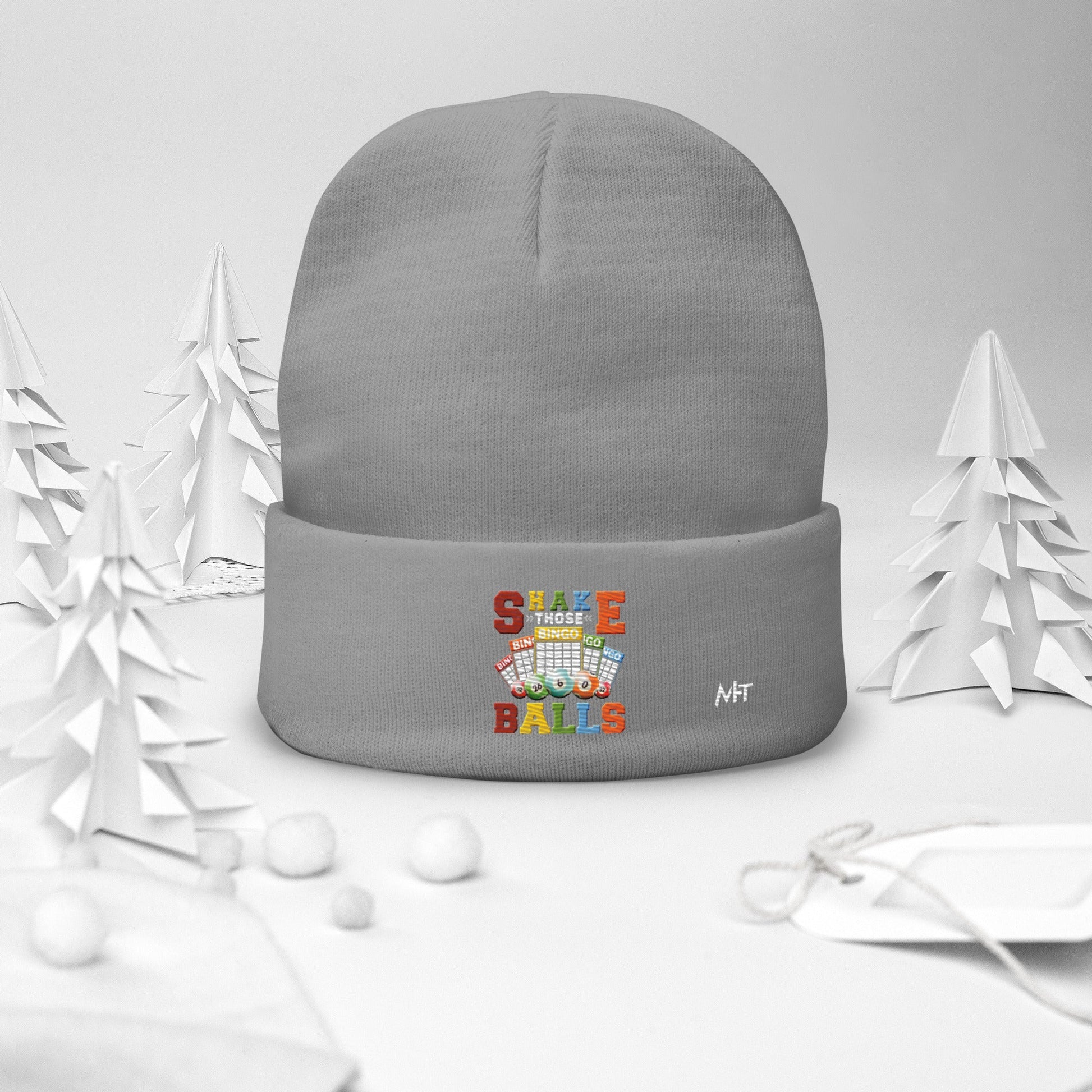 Shake those Bingo Balls - Embroidered Beanie by DarkByteGear