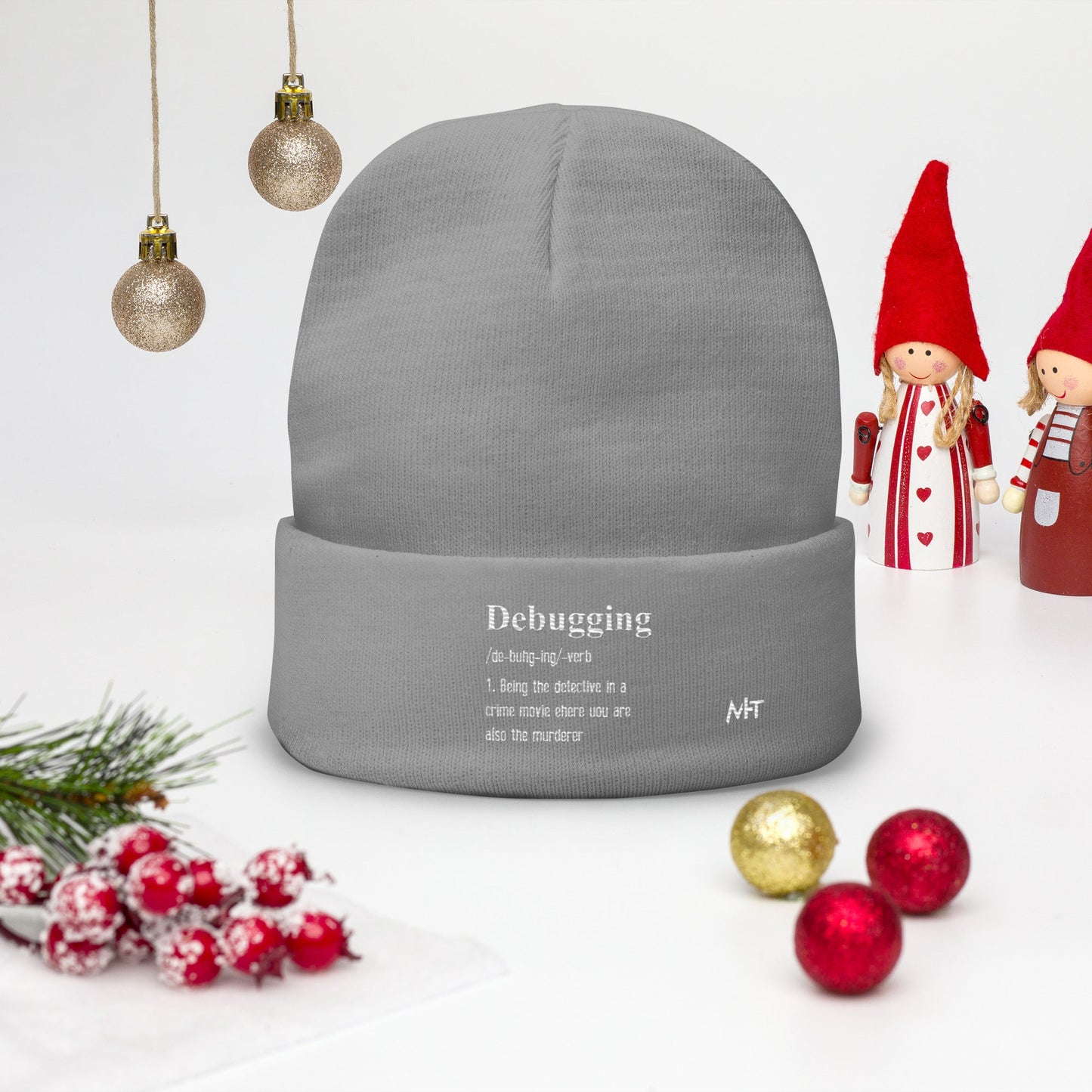 Debugging Definition V1 - Embroidered Beanie by DarkByteGear