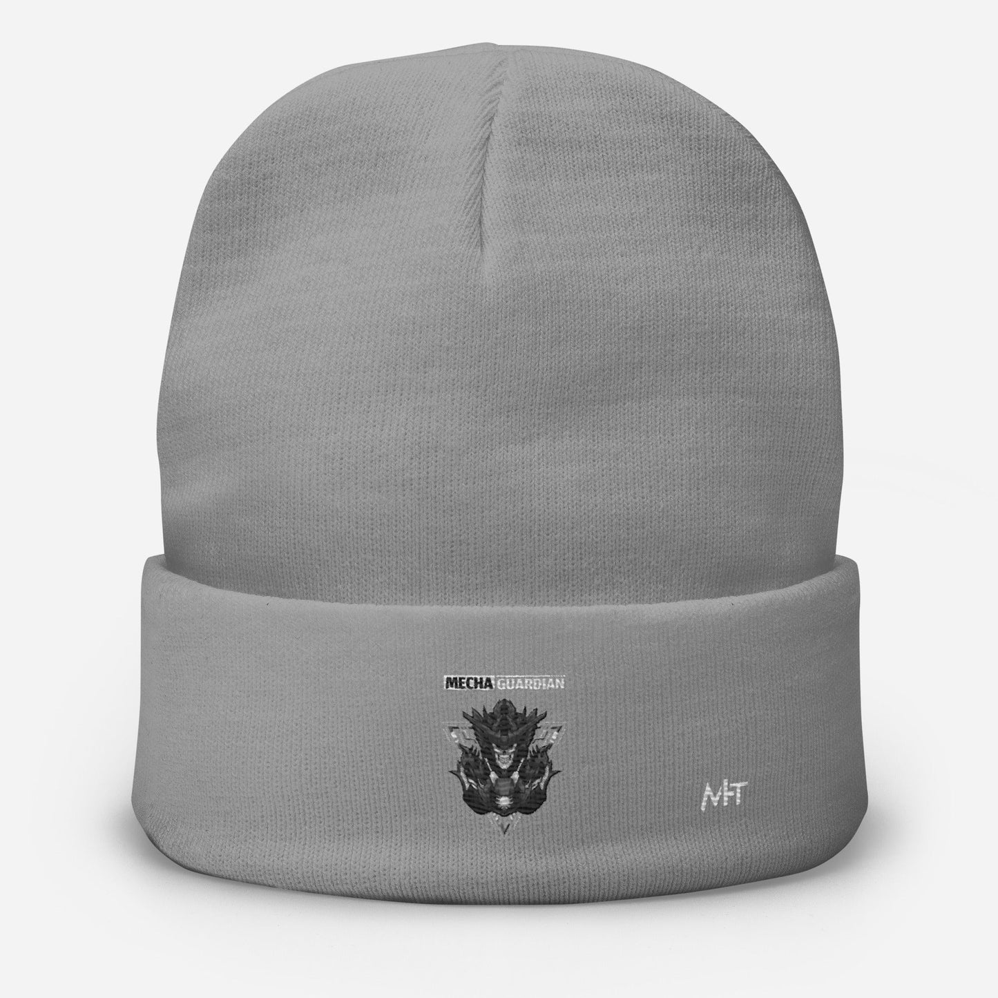Mecha Guardian - Embroidered Beanie by DarkByteGear