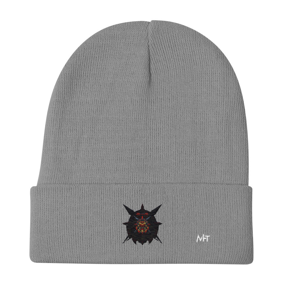 Cyberware Ronin Mecha - Embroidered Beanie by DarkByteGear