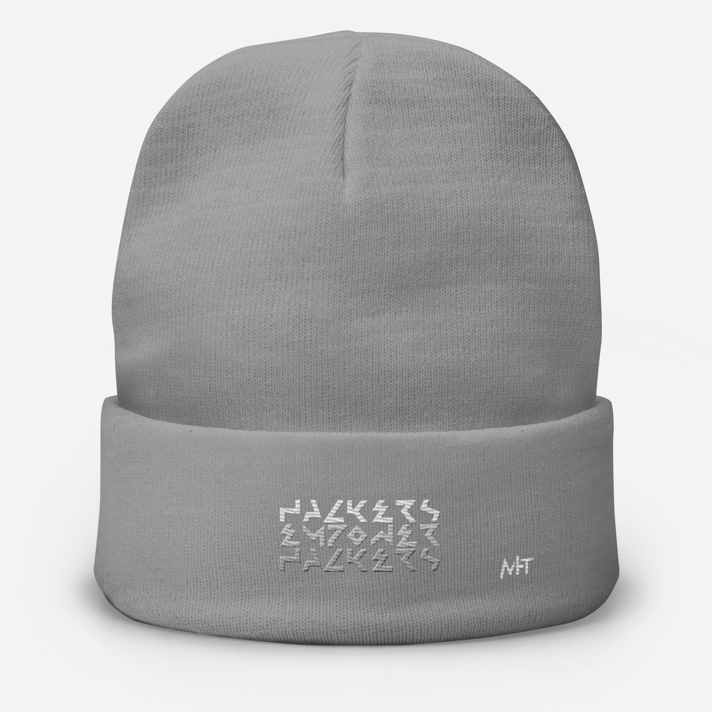 Hackers Empower Hackers V4 - Embroidered Beanie by DarkByteGear