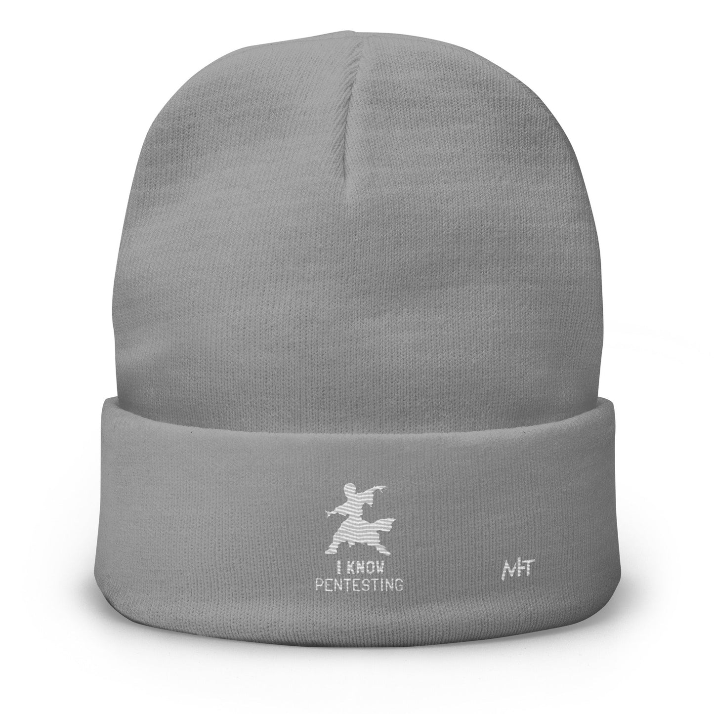 I Know Pentesting - Embroidered Beanie by DarkByteGear