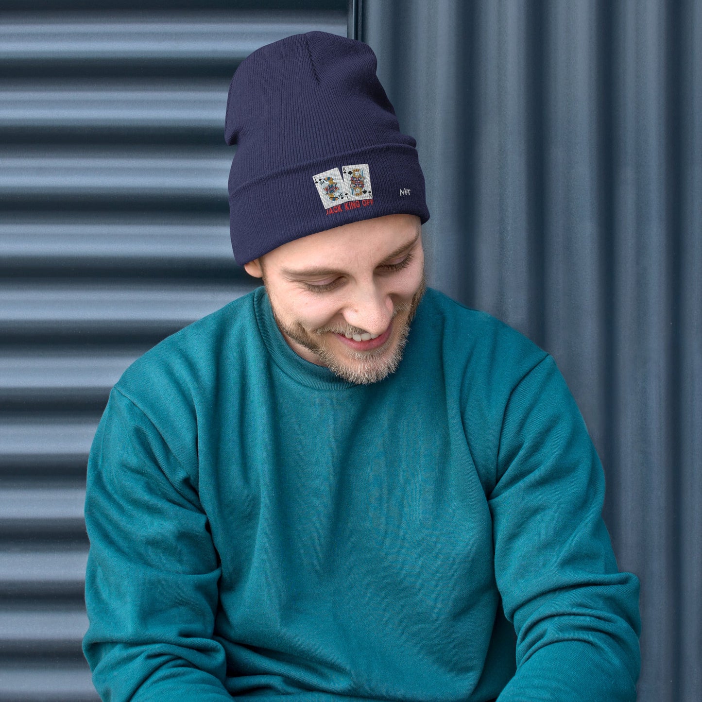 Jack King Off - Embroidered Beanie by DarkByteGear