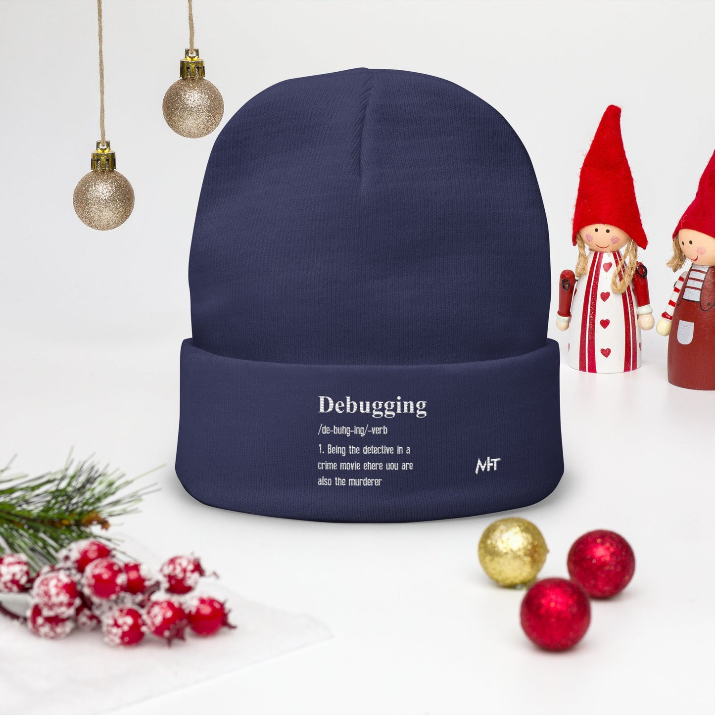Debugging Definition V1 - Embroidered Beanie by DarkByteGear