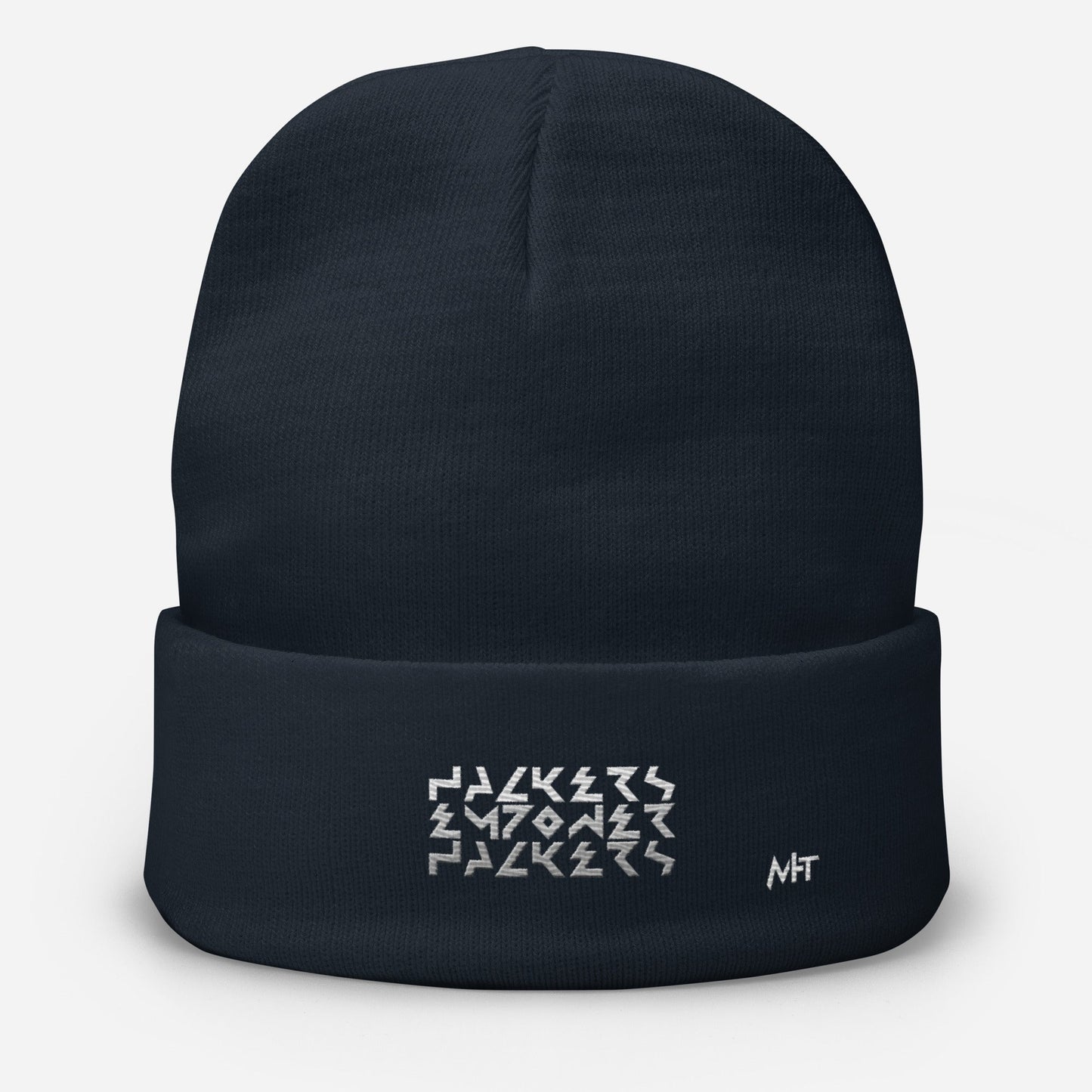 Hackers Empower Hackers V4 - Embroidered Beanie by DarkByteGear