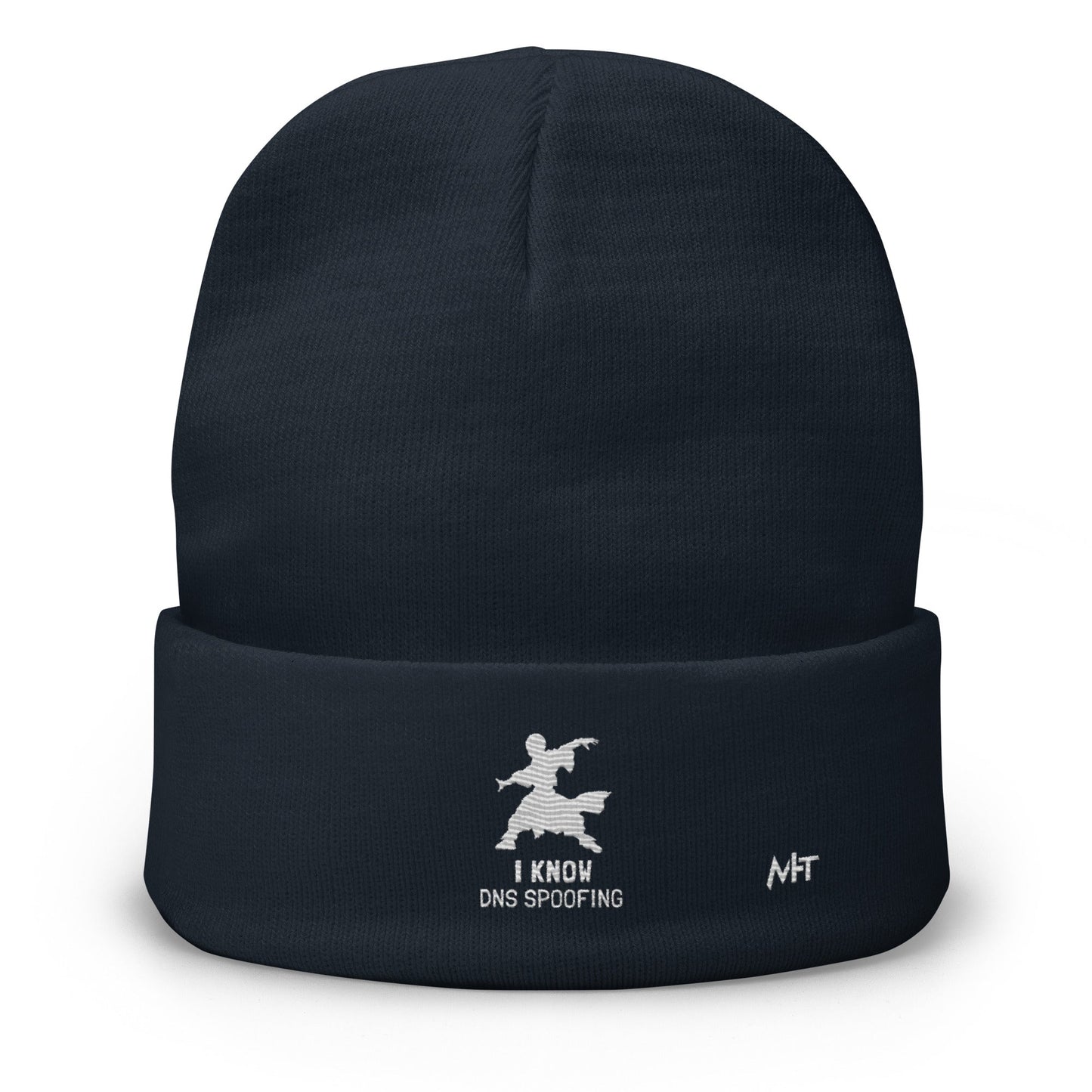 I Know DNS Spoofing - Embroidered Beanie by DarkByteGear