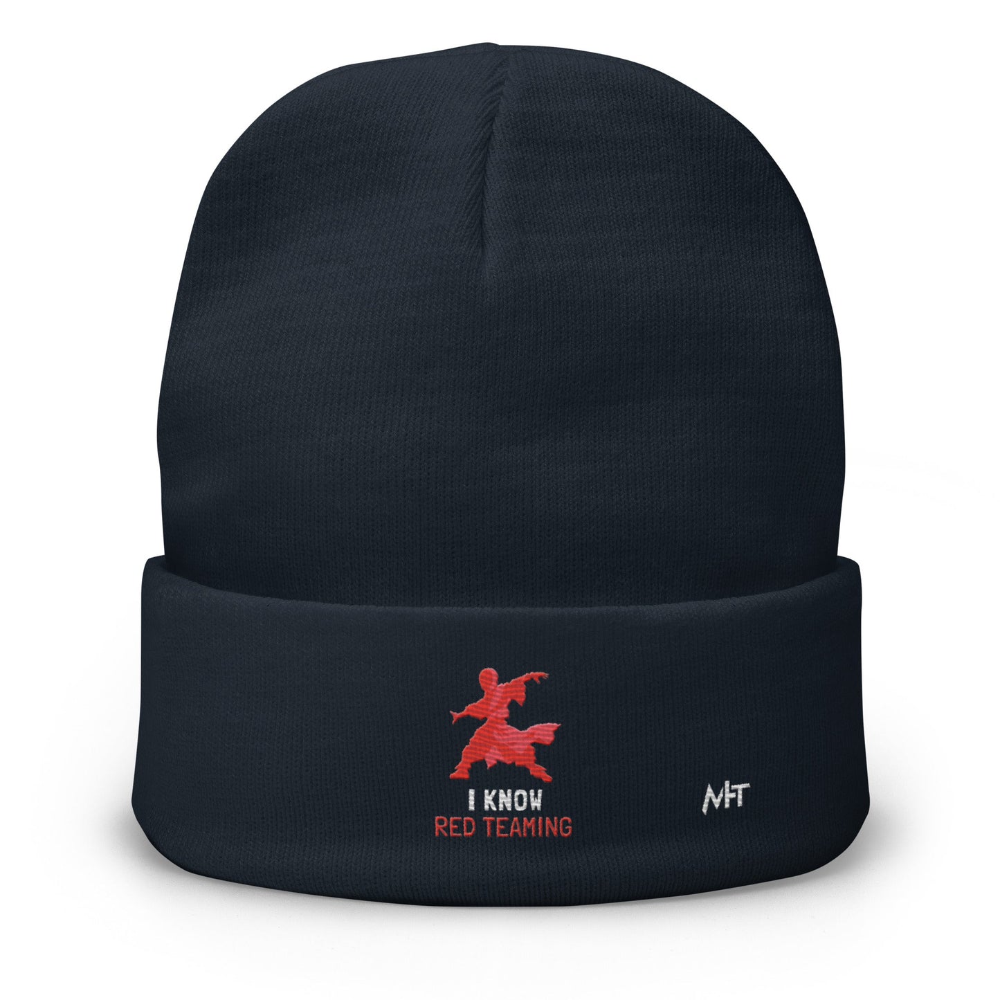 I Know Red Teaming - Embroidered Beanie by DarkByteGear