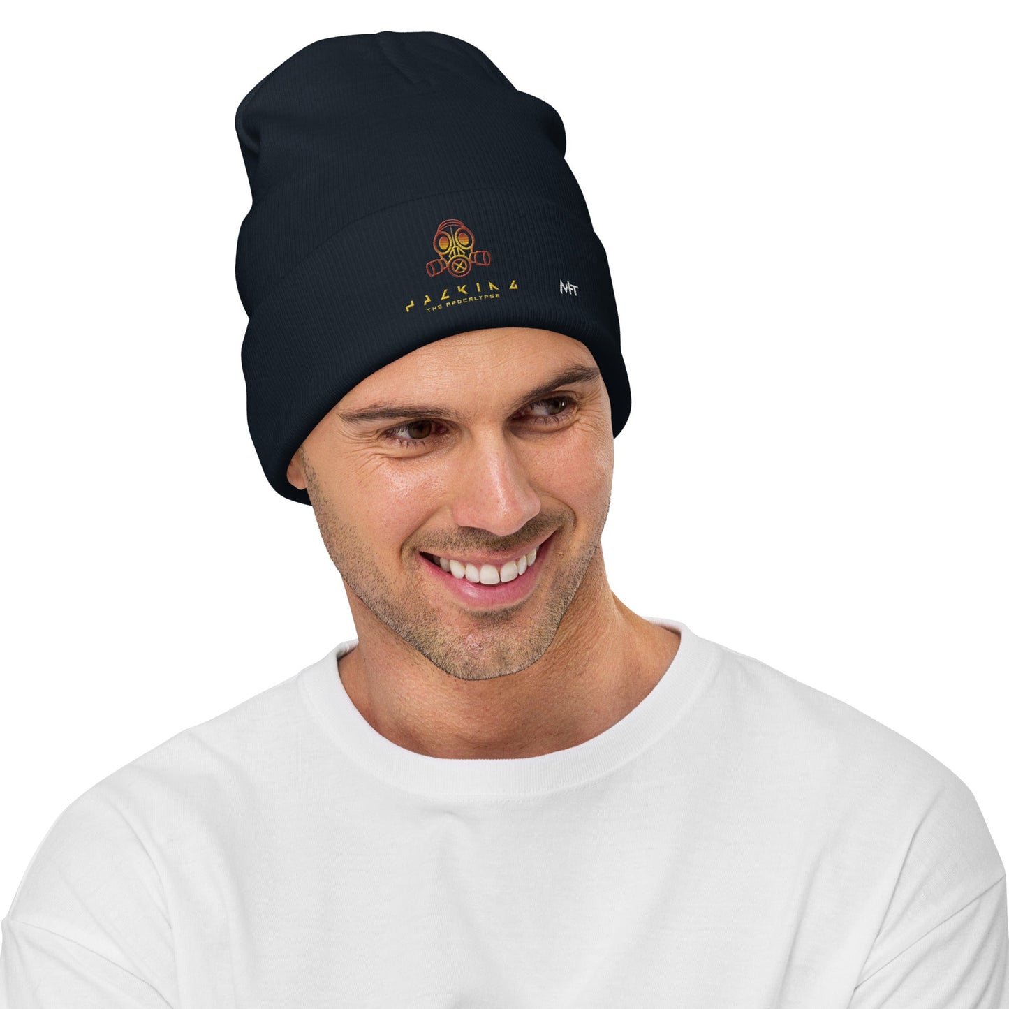 Hacking the apocalypse - Embroidered Beanie by DarkByteGear