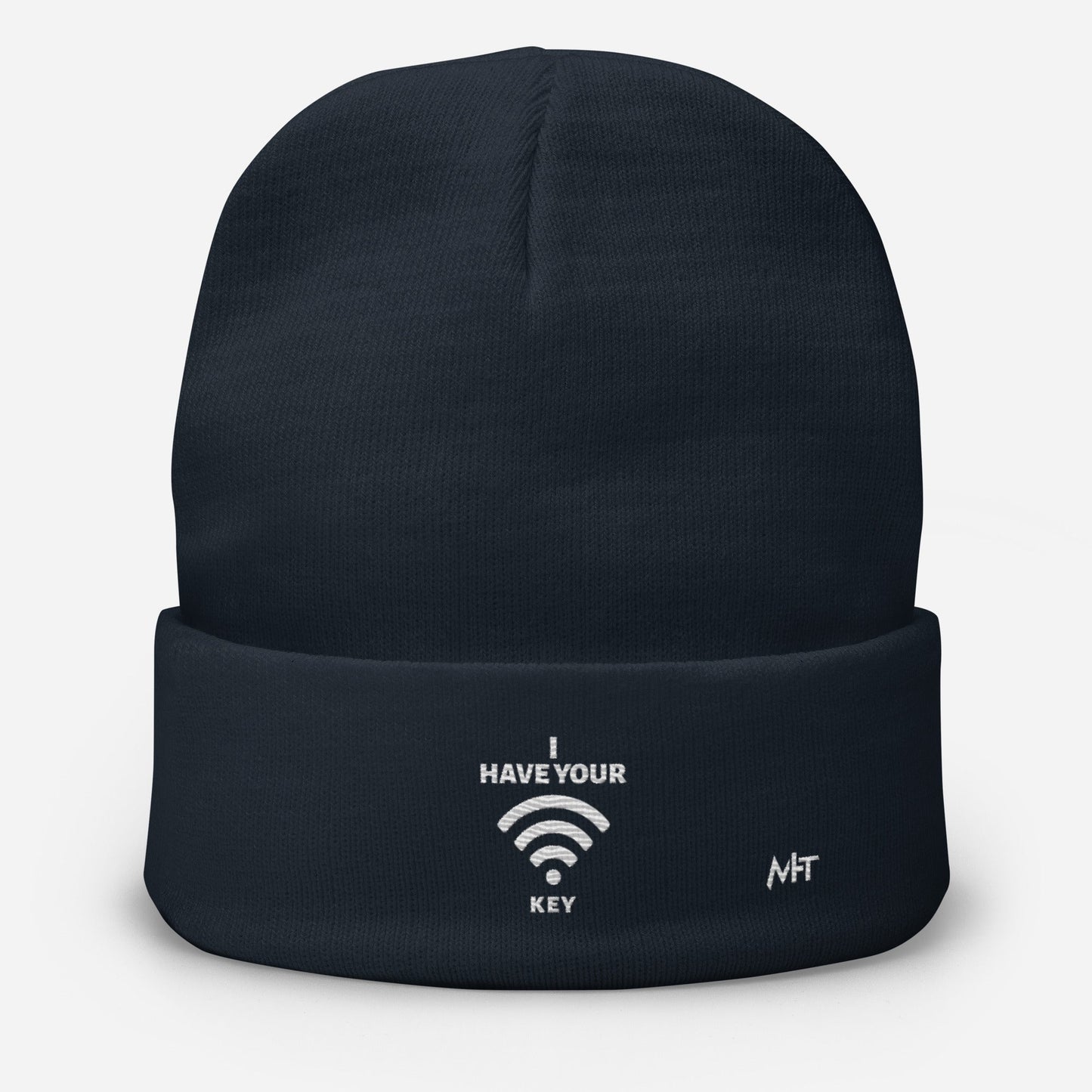 I have your Wi-Fi password - Embroidered Beanie by DarkByteGear