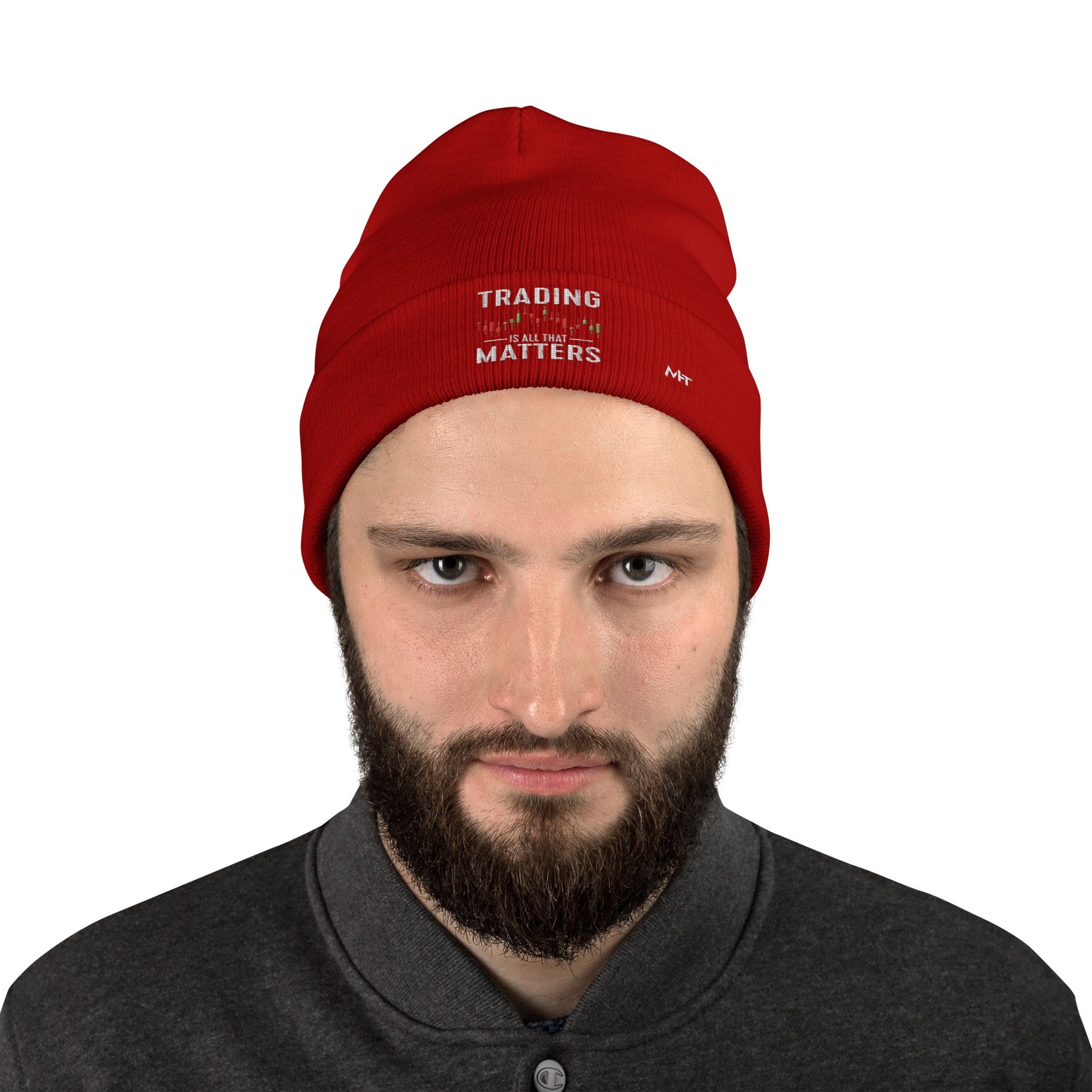 Trading is all that Matters - Embroidered Beanie by DarkByteGear