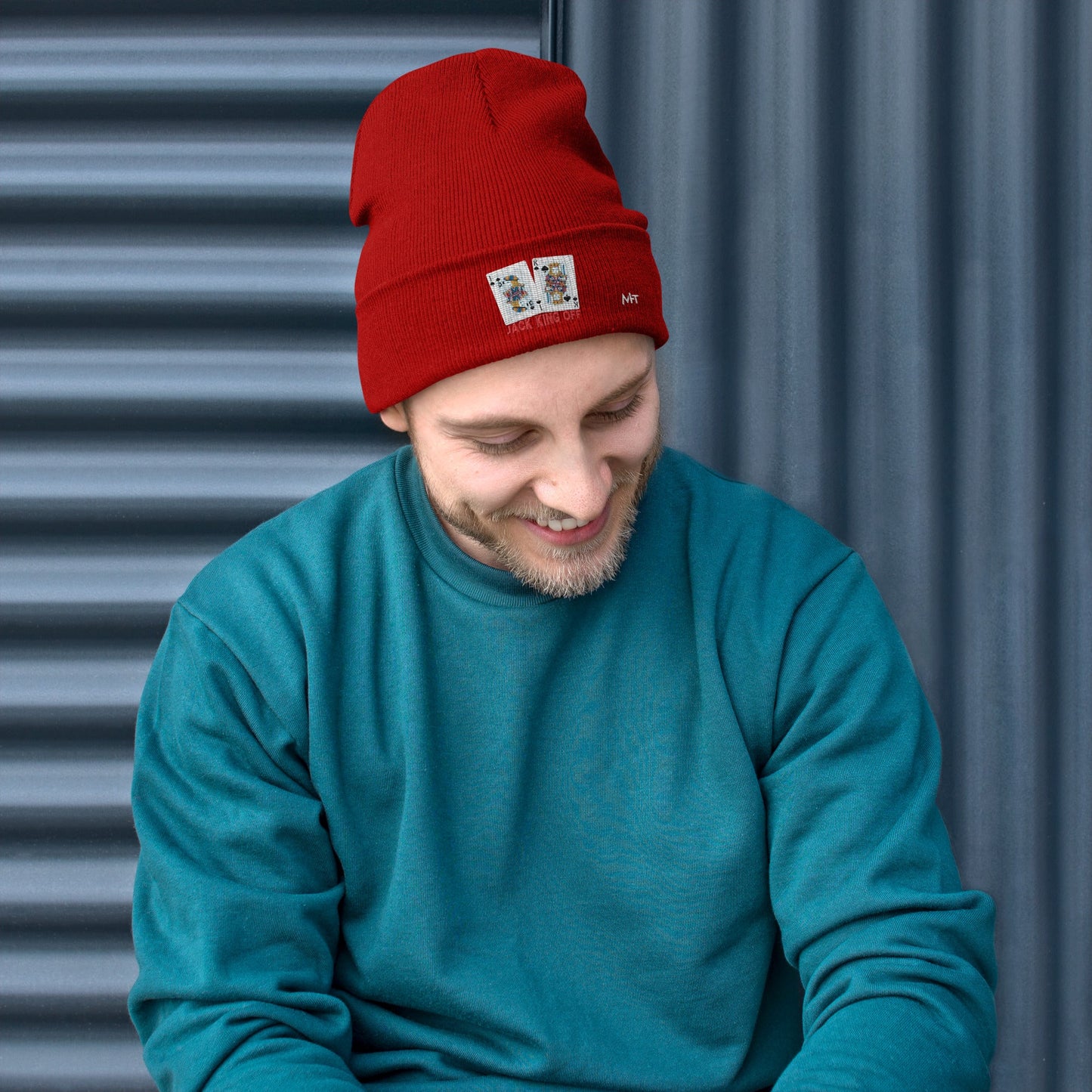 Jack King Off - Embroidered Beanie by DarkByteGear