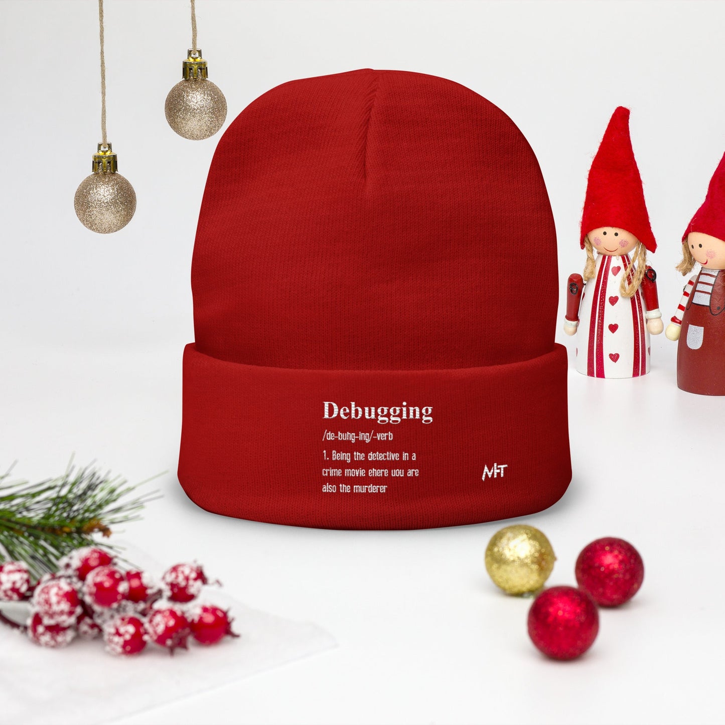Debugging Definition V1 - Embroidered Beanie by DarkByteGear