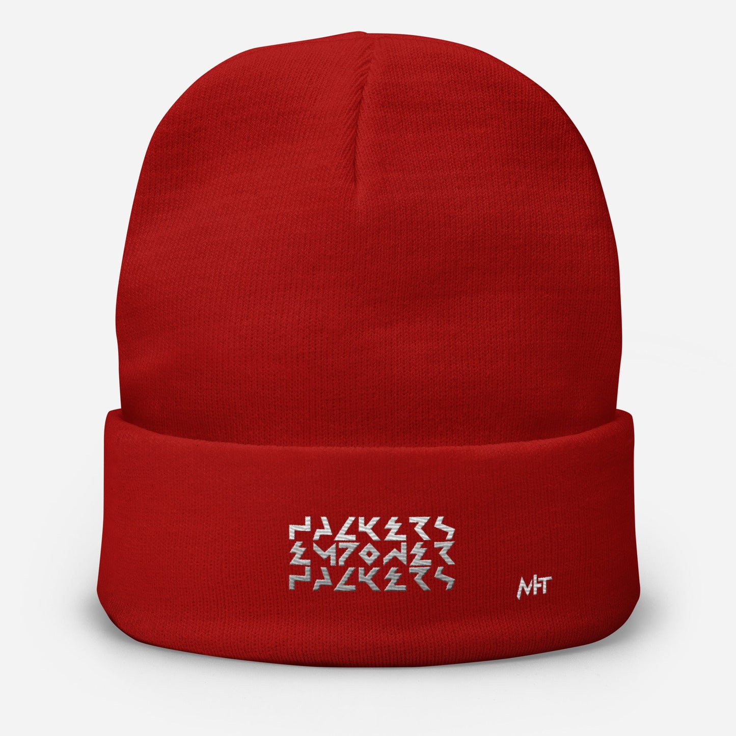 Hackers Empower Hackers V4 - Embroidered Beanie by DarkByteGear