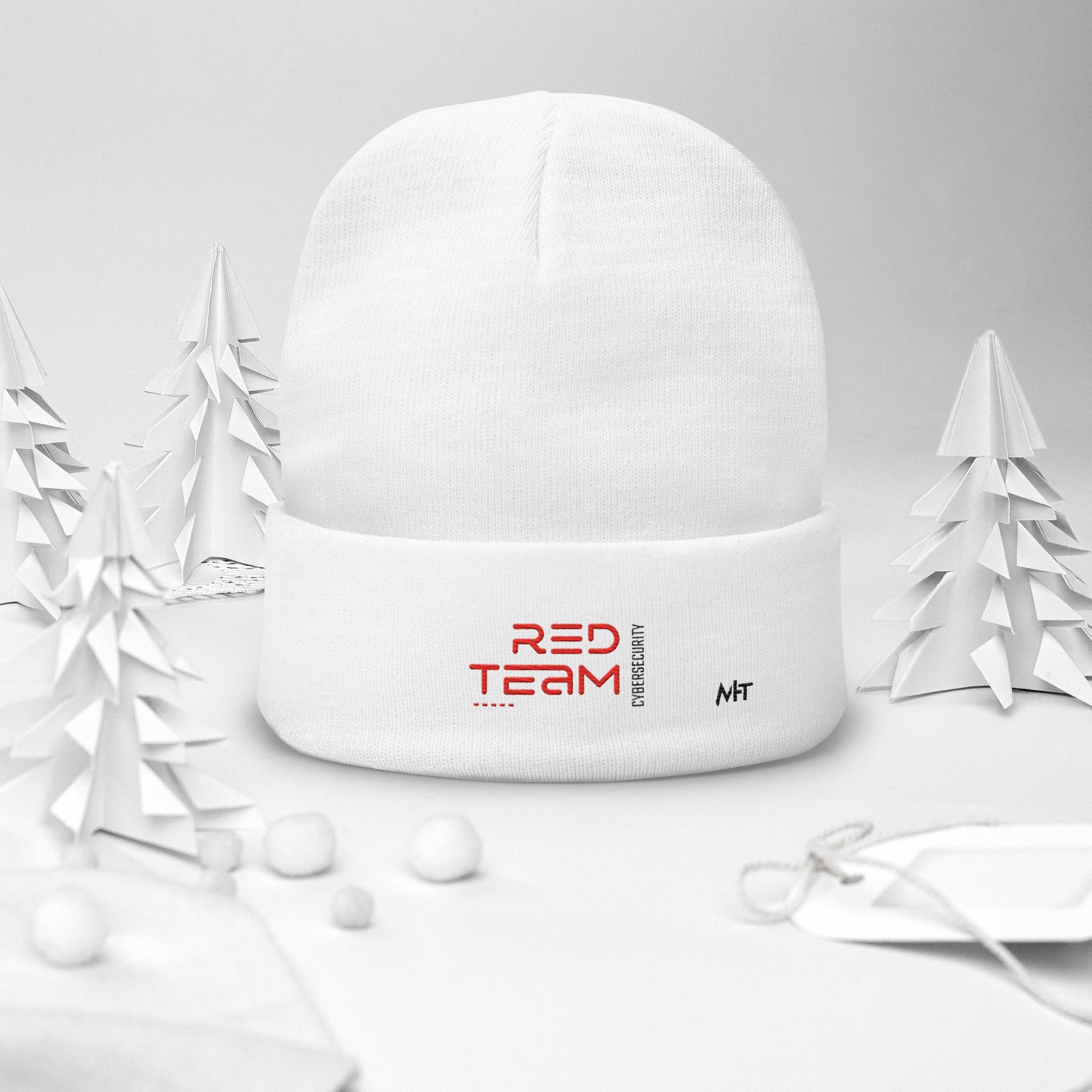 Cyber Security Red Team V11 - Embroidered Beanie by DarkByteGear