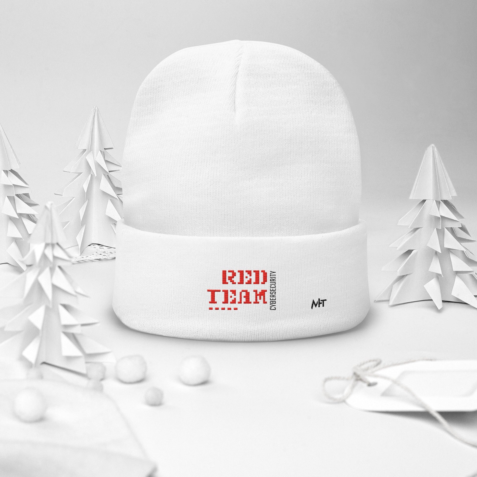 Cyber Security Red Team V15 - Embroidered Beanie by DarkByteGear