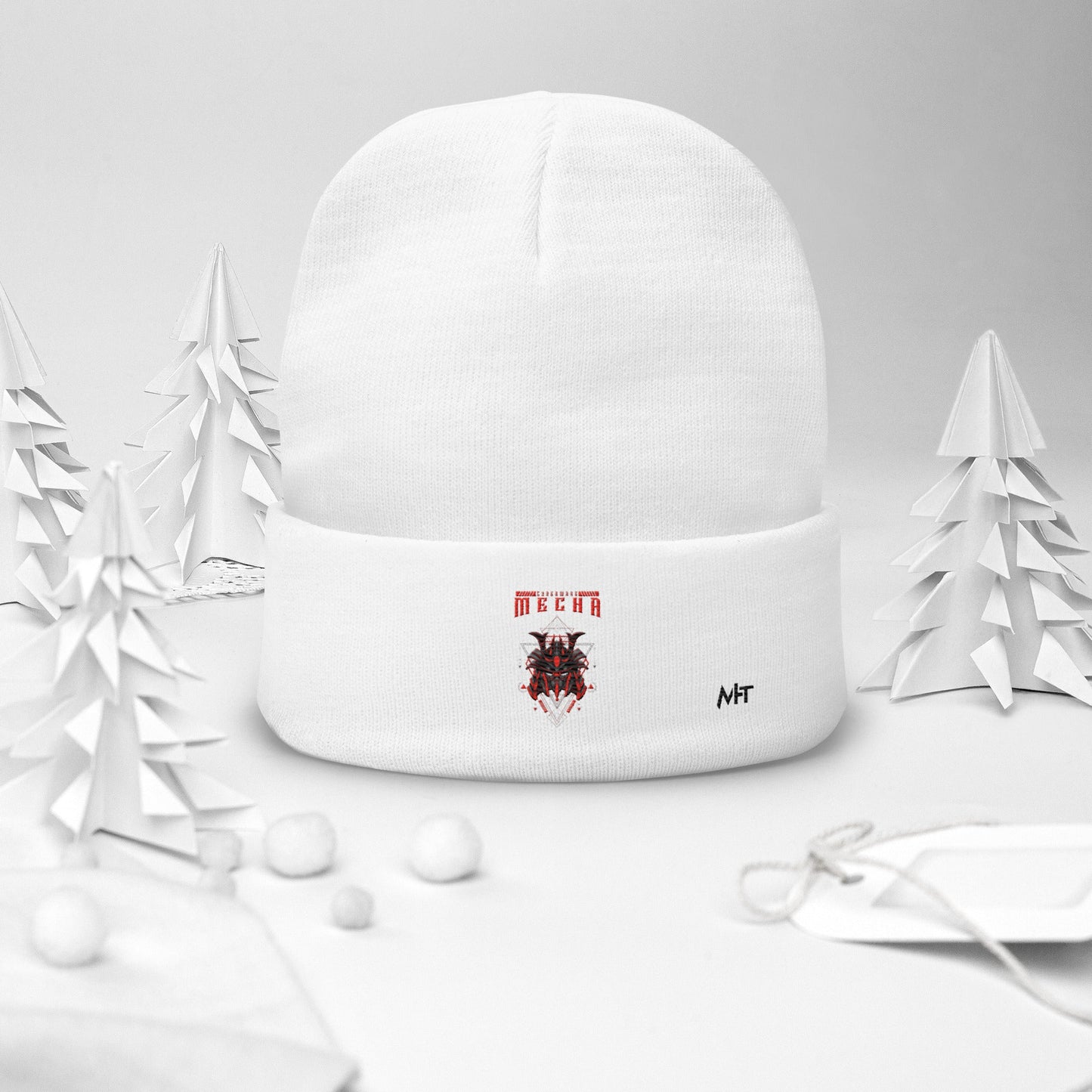 CyberWare Mecha - Embroidered Beanie by DarkByteGear