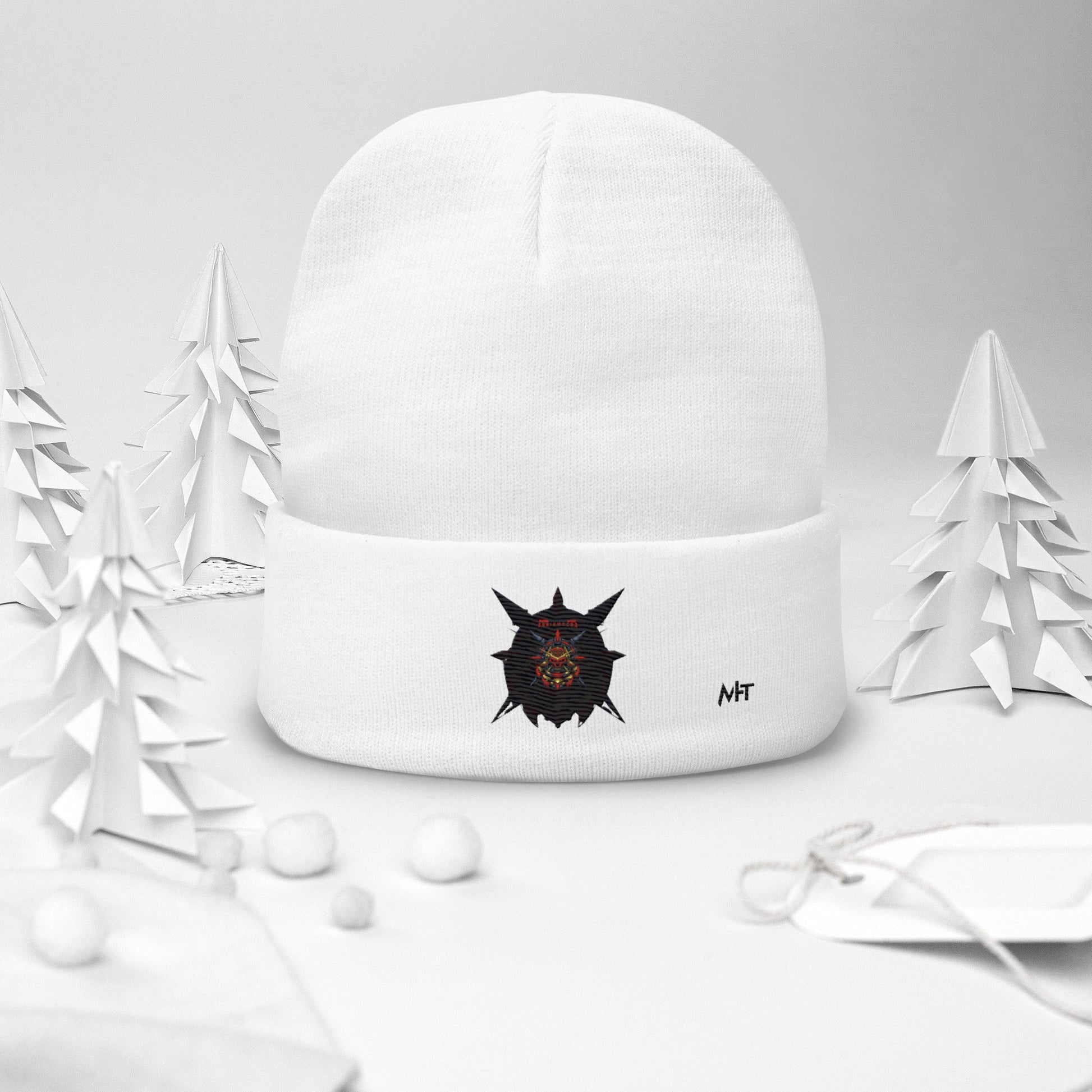 Cyberware Ronin Mecha - Embroidered Beanie by DarkByteGear