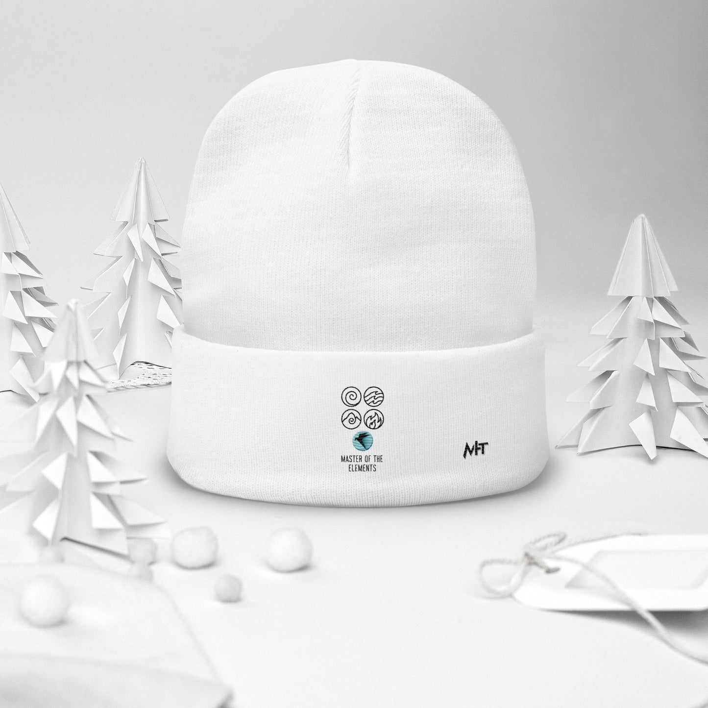 Master of Elements - Embroidered Beanie by DarkByteGear