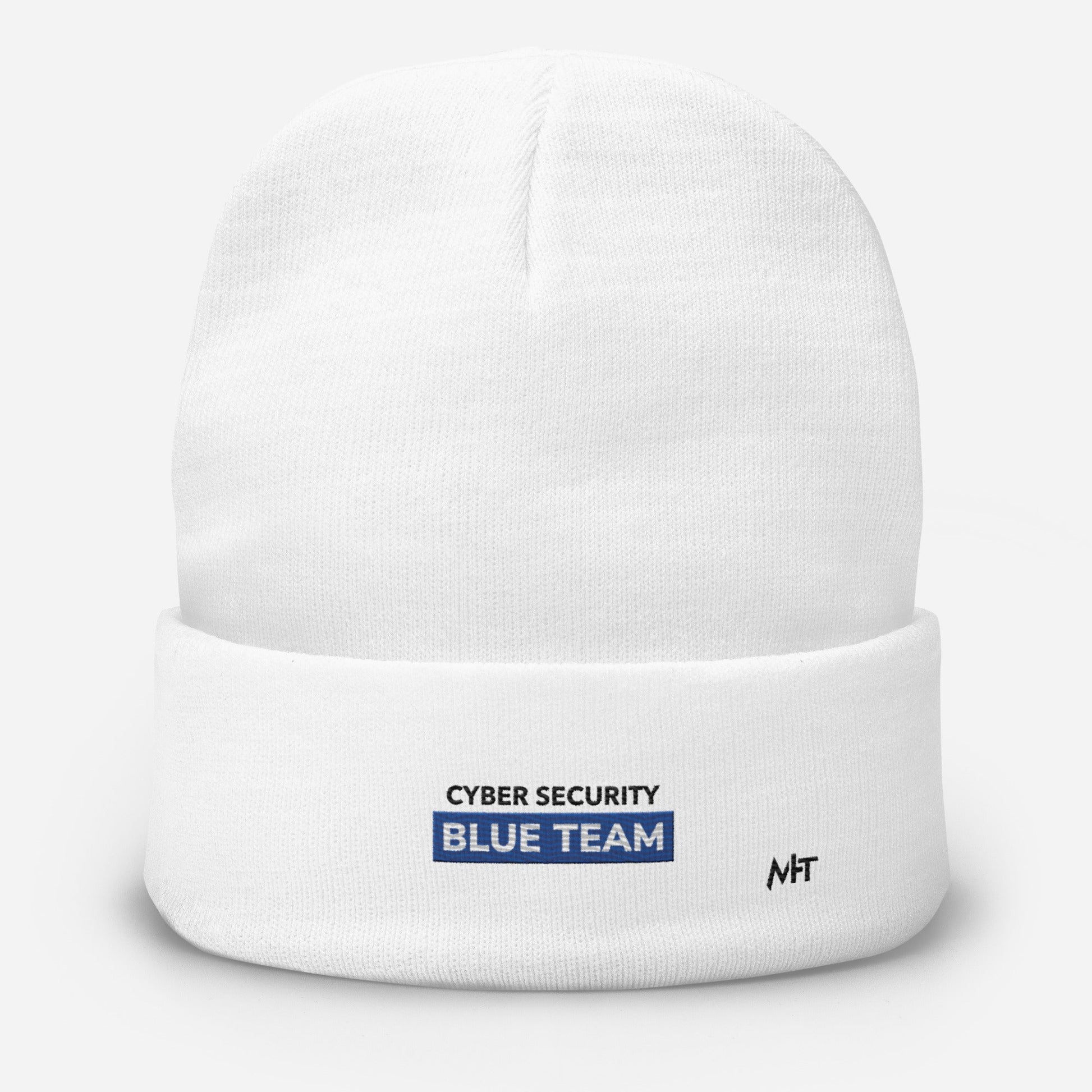 Cyber Security Blue Team V11 - Embroidered Beanie by DarkByteGear
