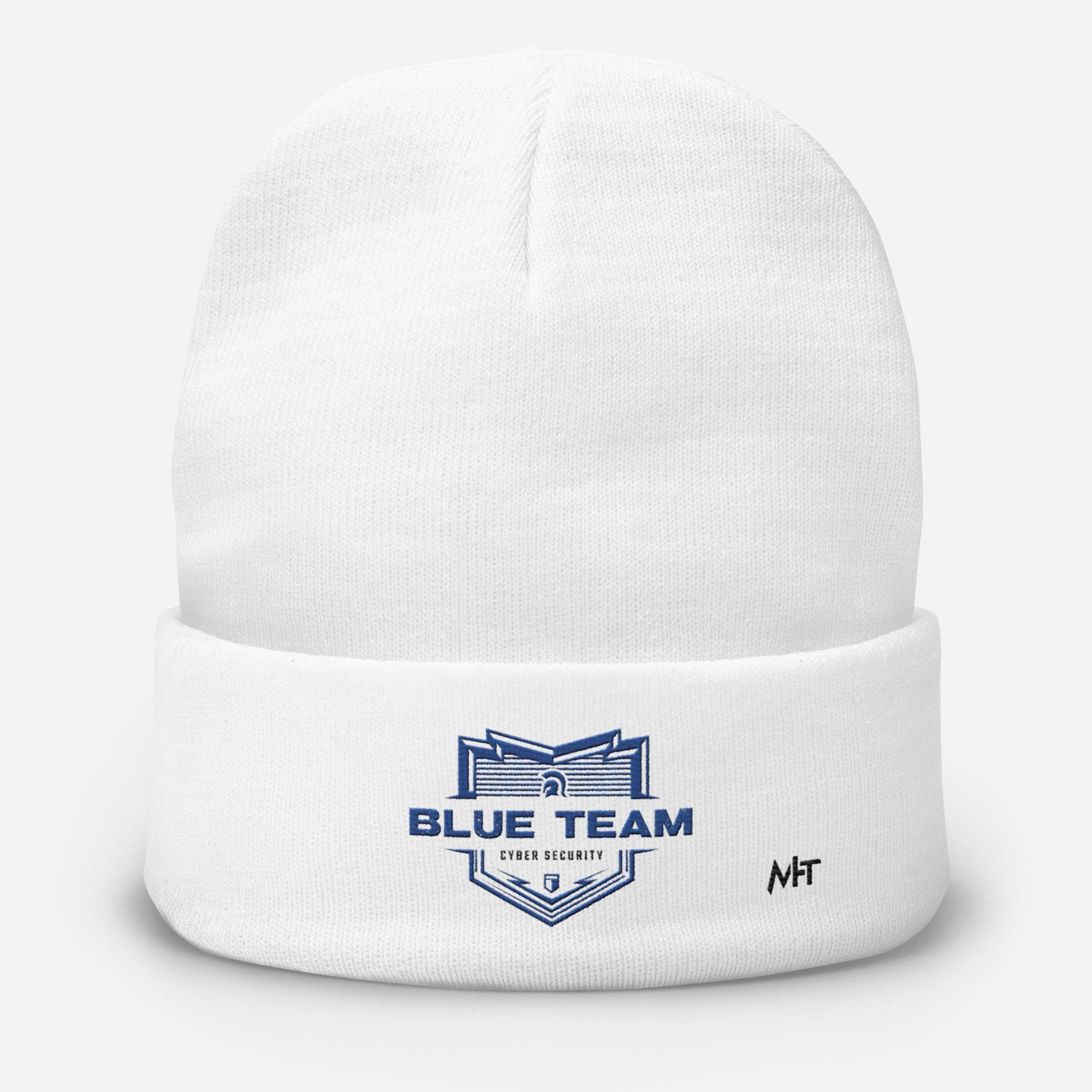 Cyber Security Blue Team V14 - Embroidered Beanie by DarkByteGear