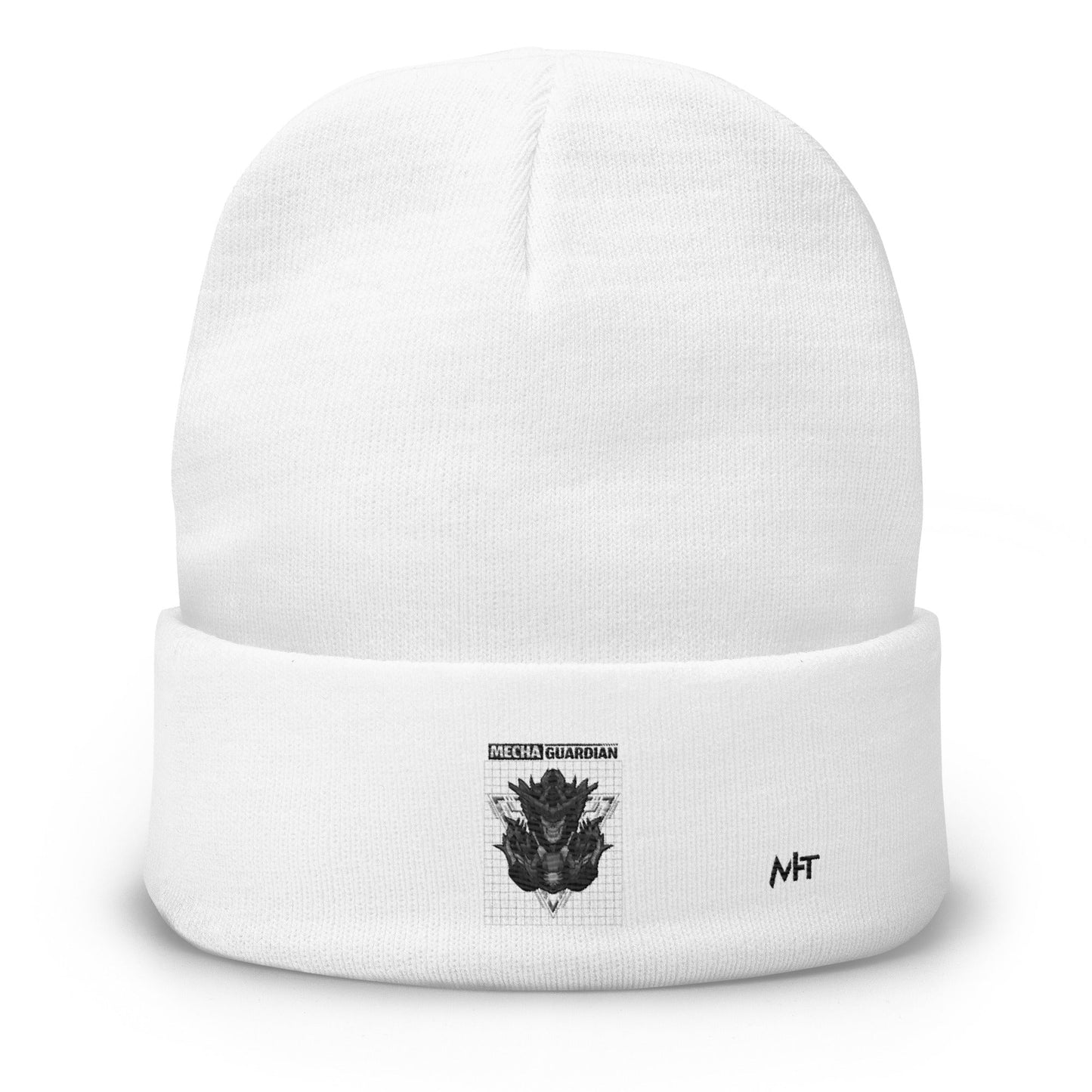 Mecha Guardian - Embroidered Beanie by DarkByteGear