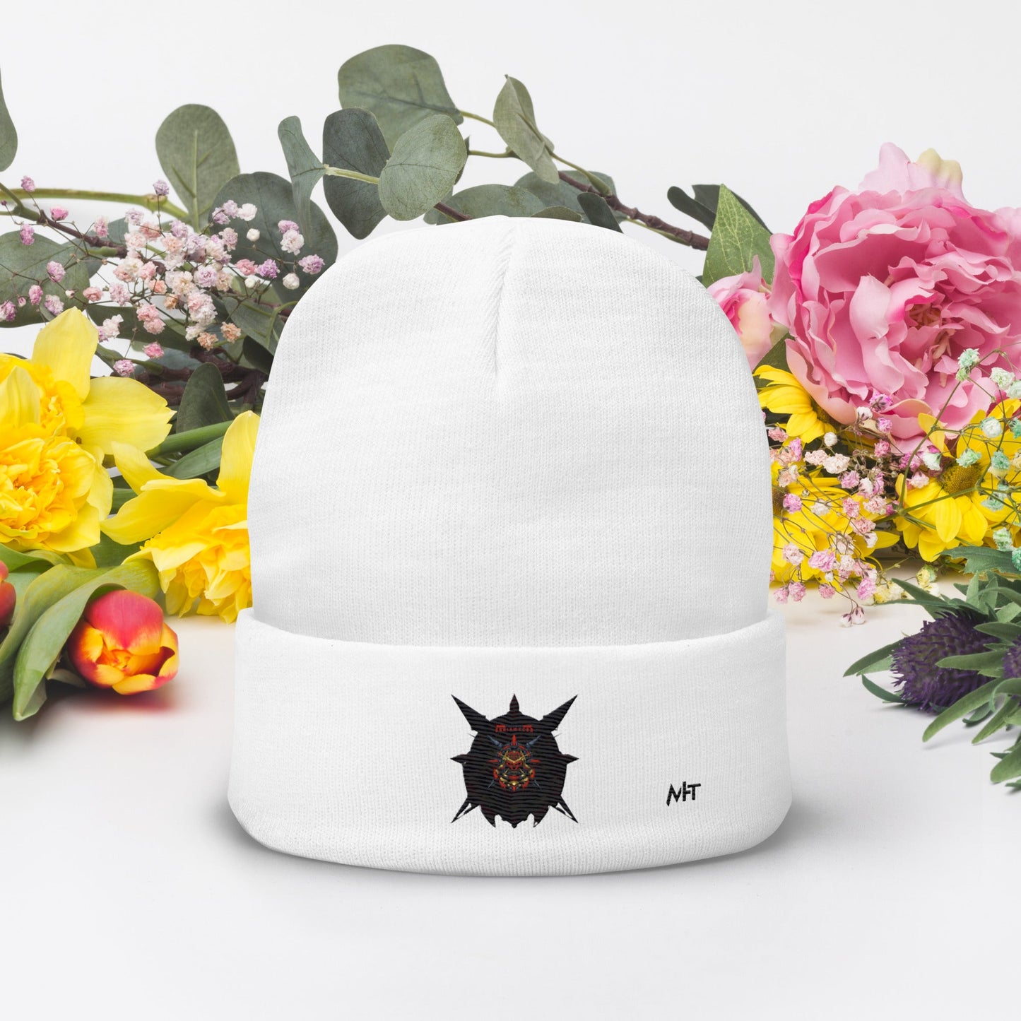 Cyberware Ronin Mecha - Embroidered Beanie by DarkByteGear