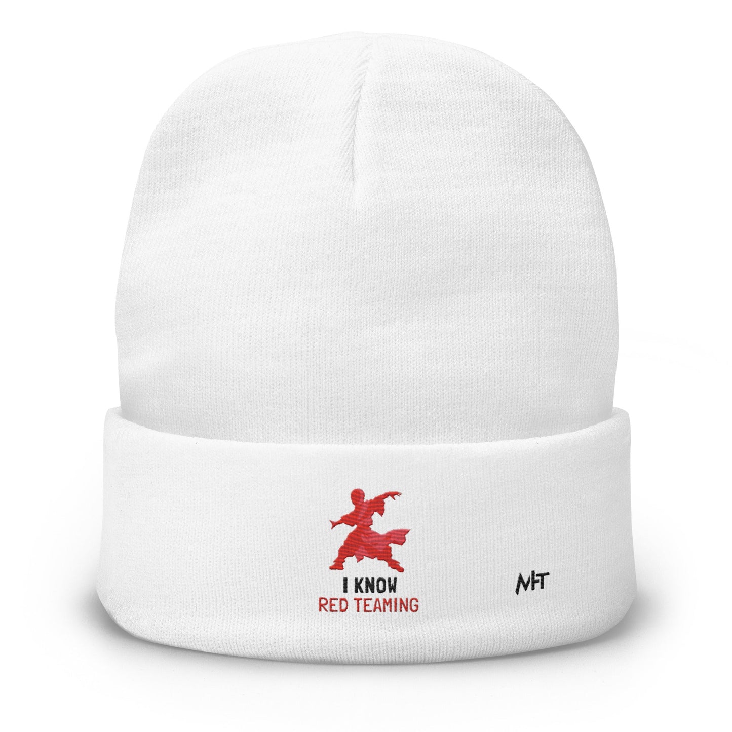 I Know Red Teaming - Embroidered Beanie by DarkByteGear