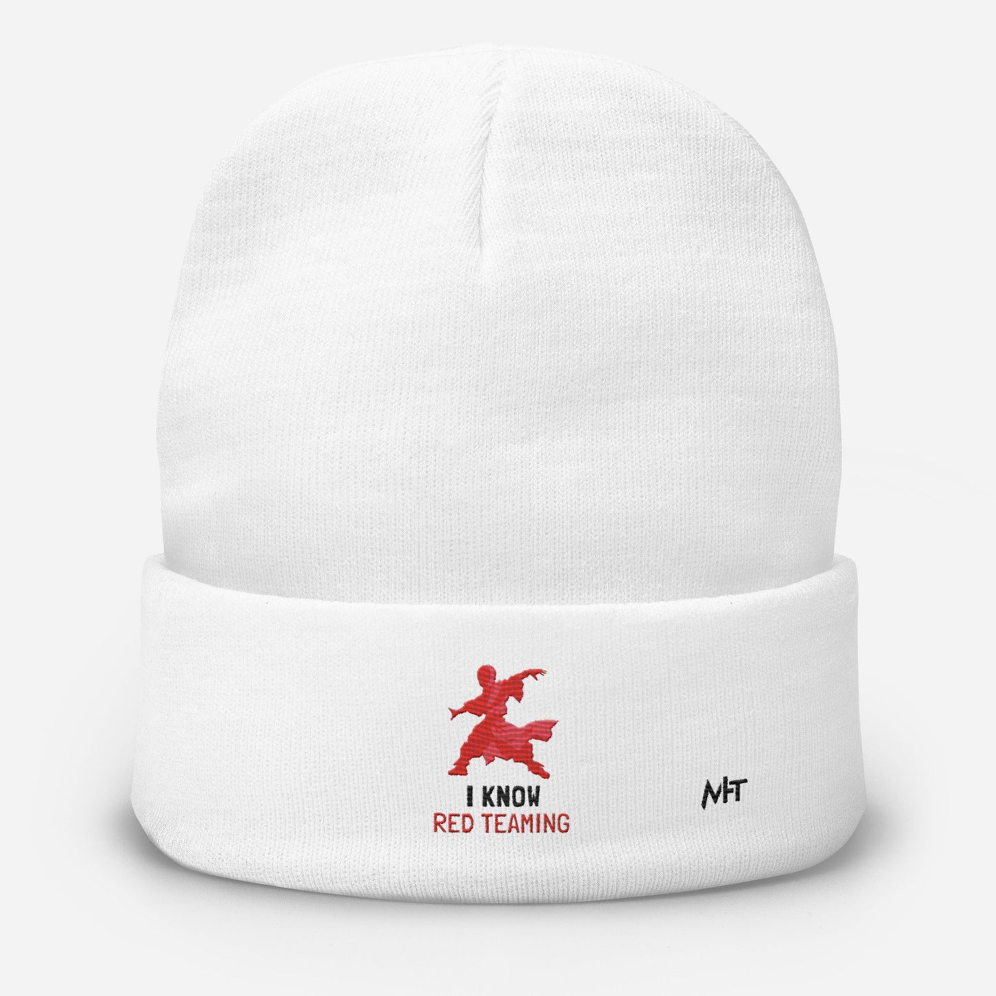 I Know Red Teaming - Embroidered Beanie by DarkByteGear