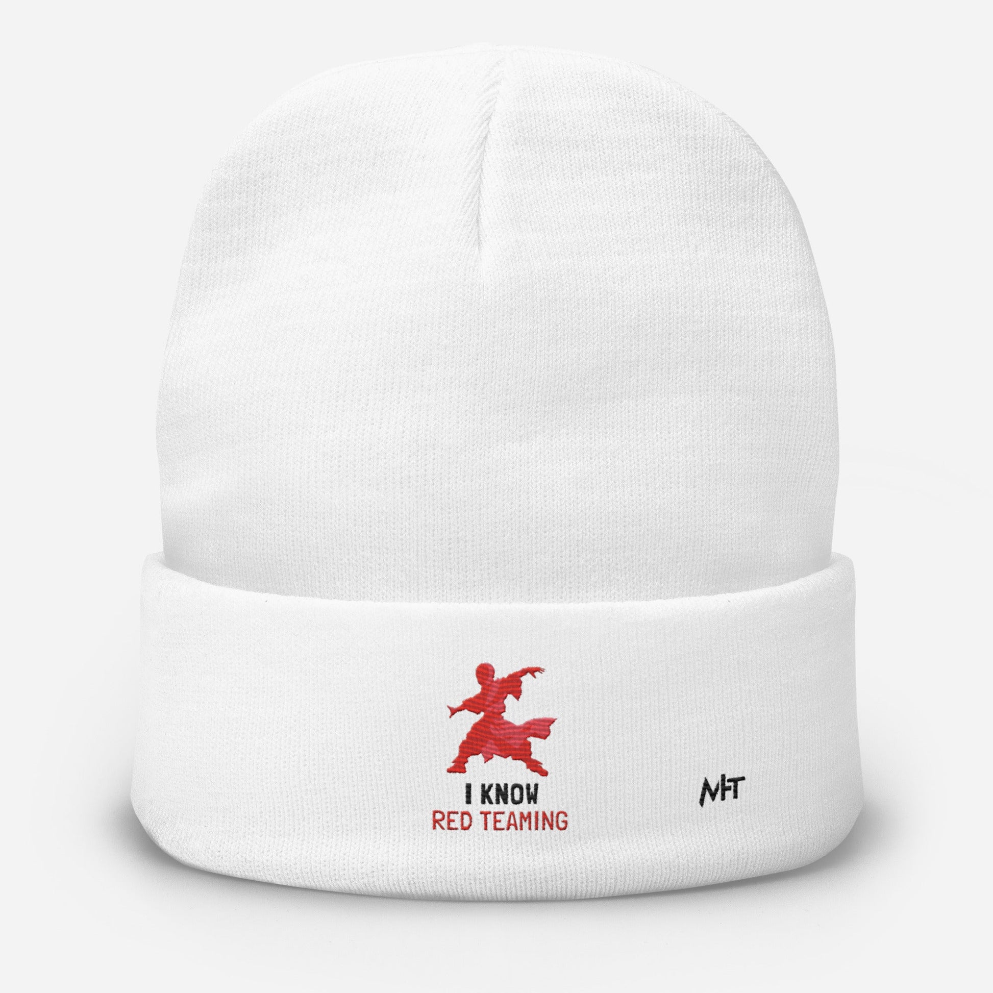 I Know Red Teaming - Embroidered Beanie by DarkByteGear