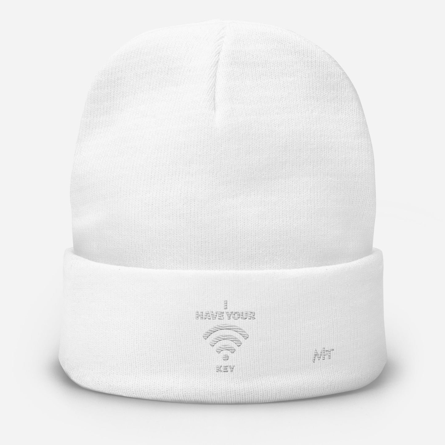 I have your Wi-Fi password - Embroidered Beanie by DarkByteGear