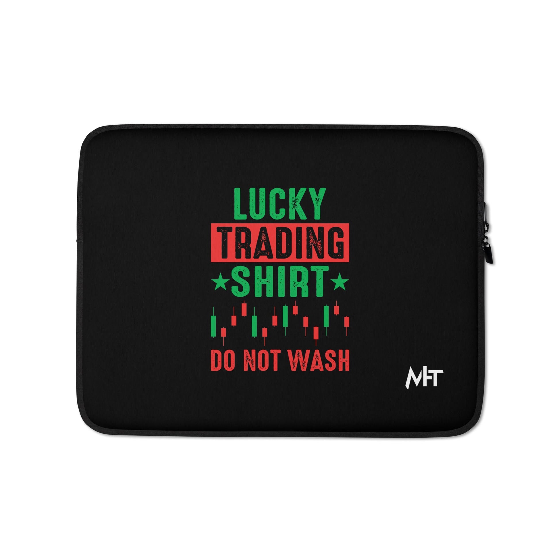 Lucky trading shirt do not Wash - Laptop Sleeve by DarkByteGear