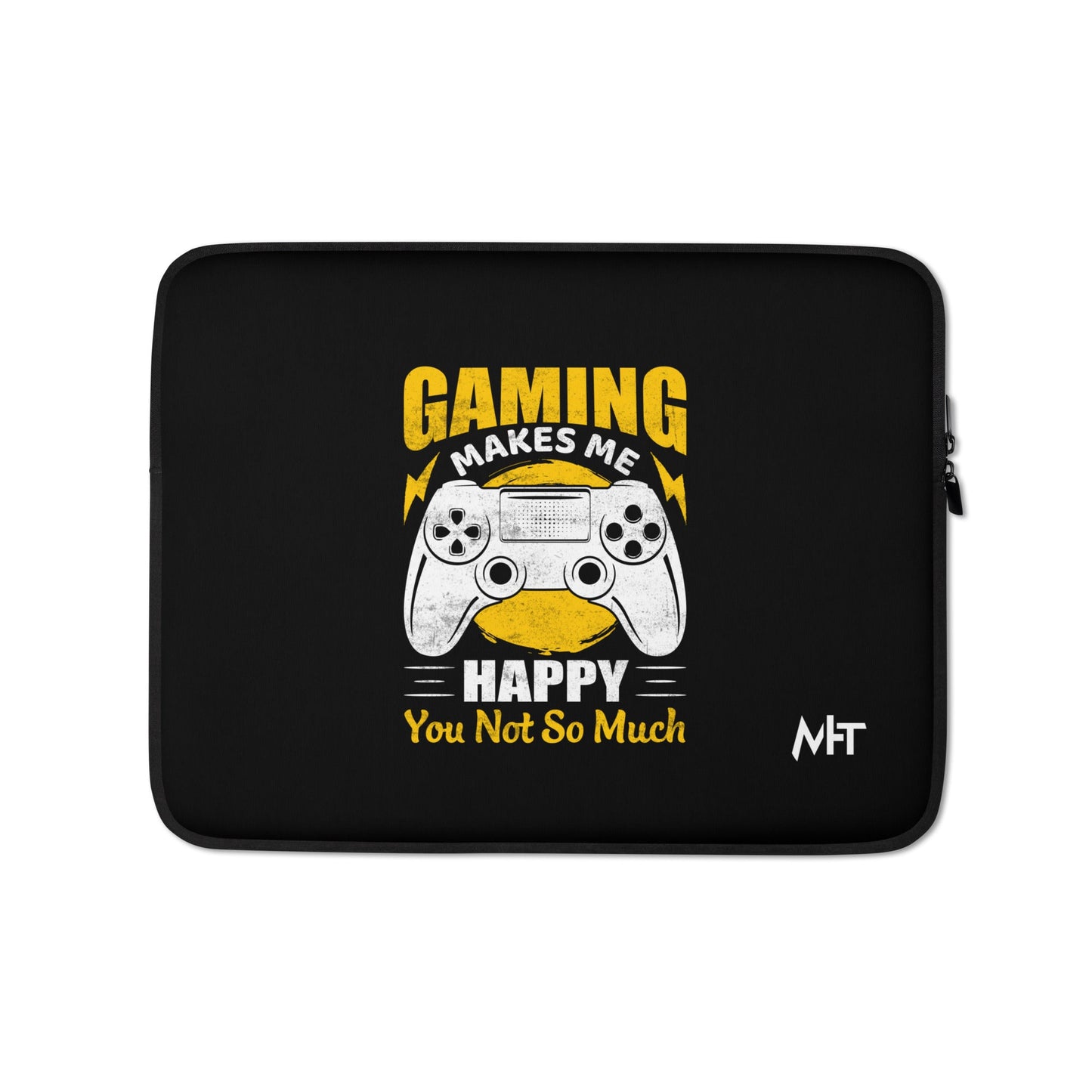 Gaming Makes me Happy (MAHFUZ) - Laptop Sleeve by DarkByteGear