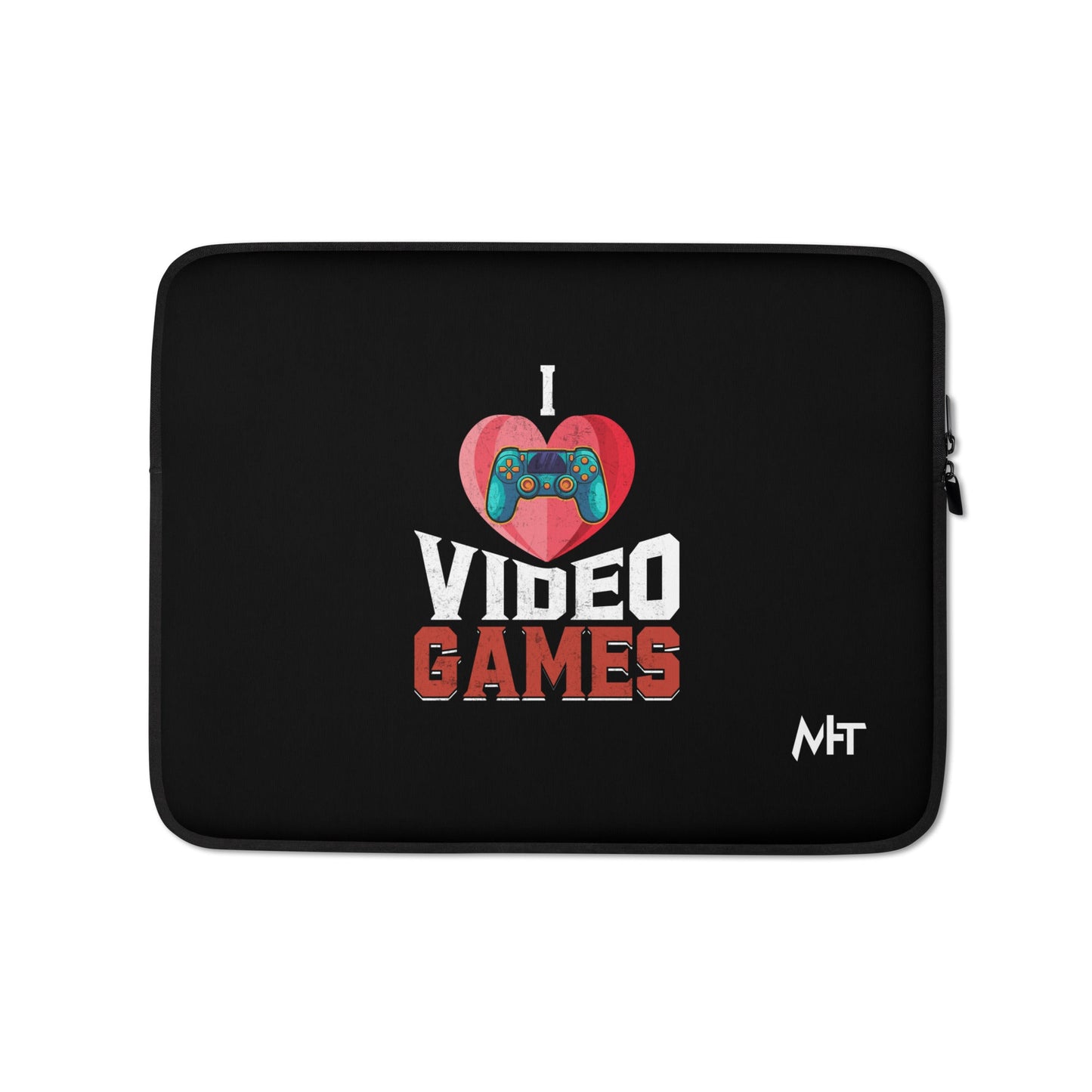 I love Video Games - Laptop Sleeve by DarkByteGear