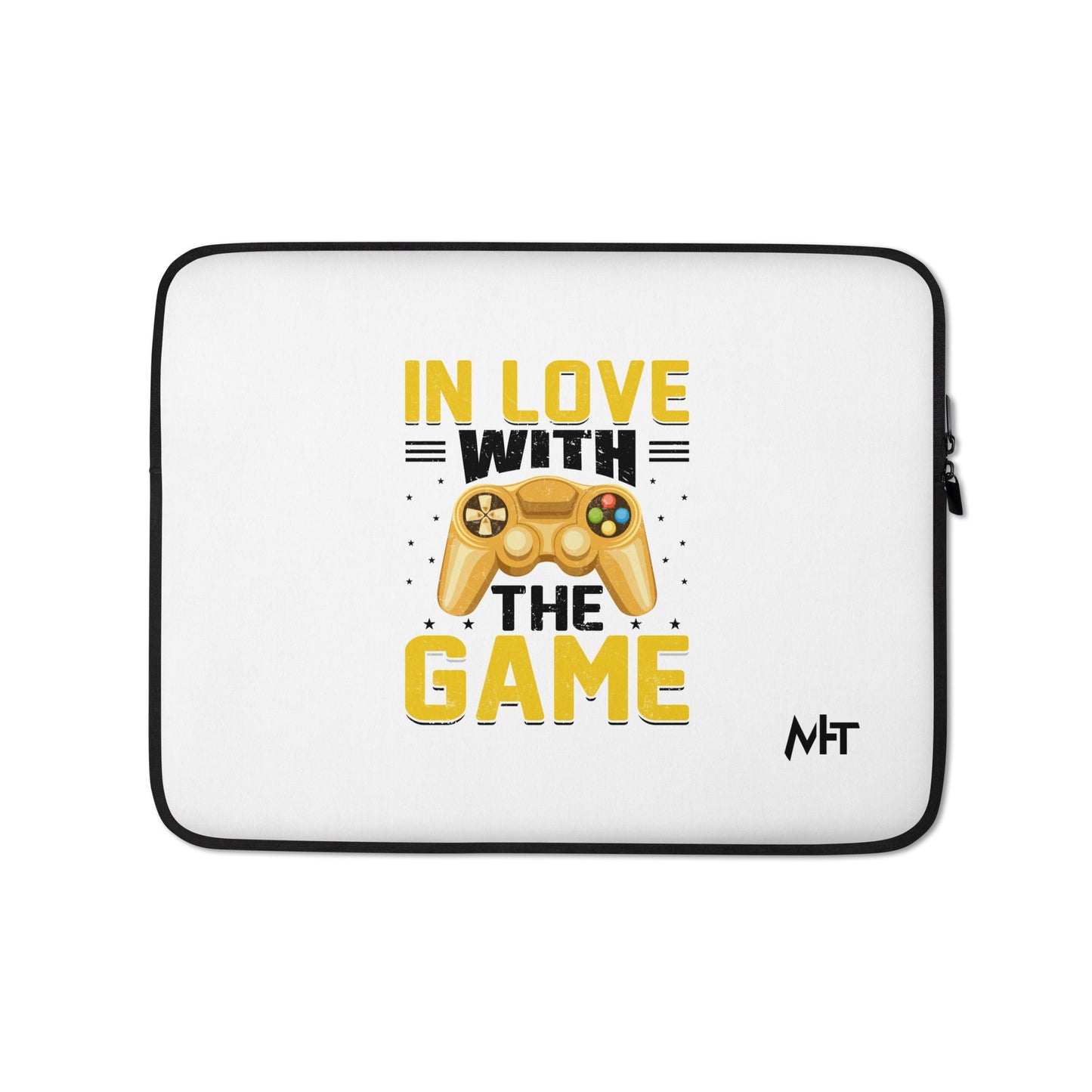 In Love With The Game in Dark Text - Laptop Sleeve by DarkByteGear