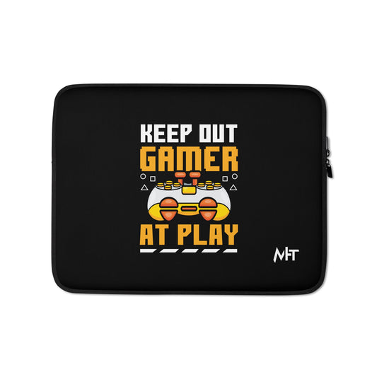Keep Out Gamer At Play Rima 7 - Laptop Sleeve by DarkByteGear