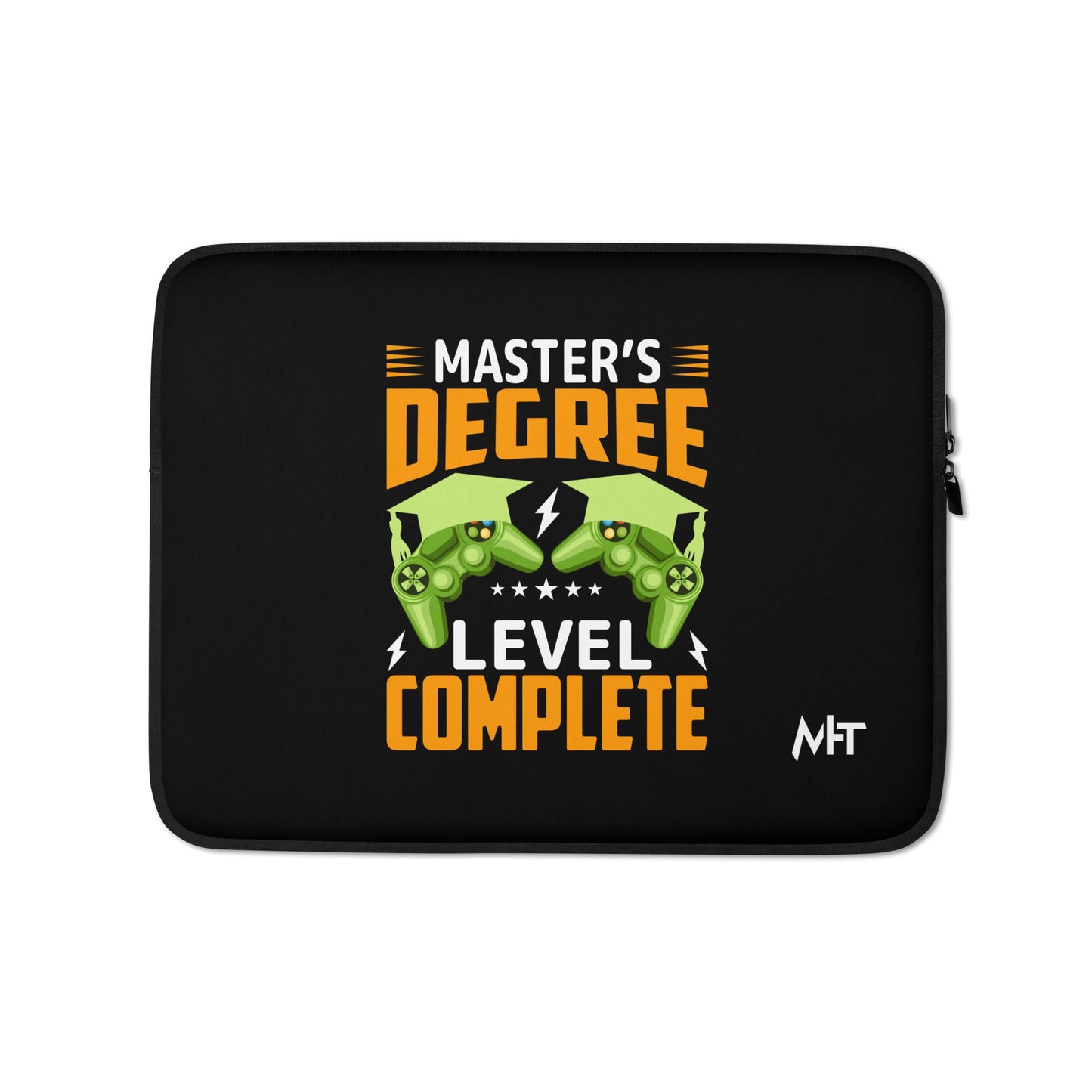 Master's Degree Level Complete - Laptop Sleeve by DarkByteGear