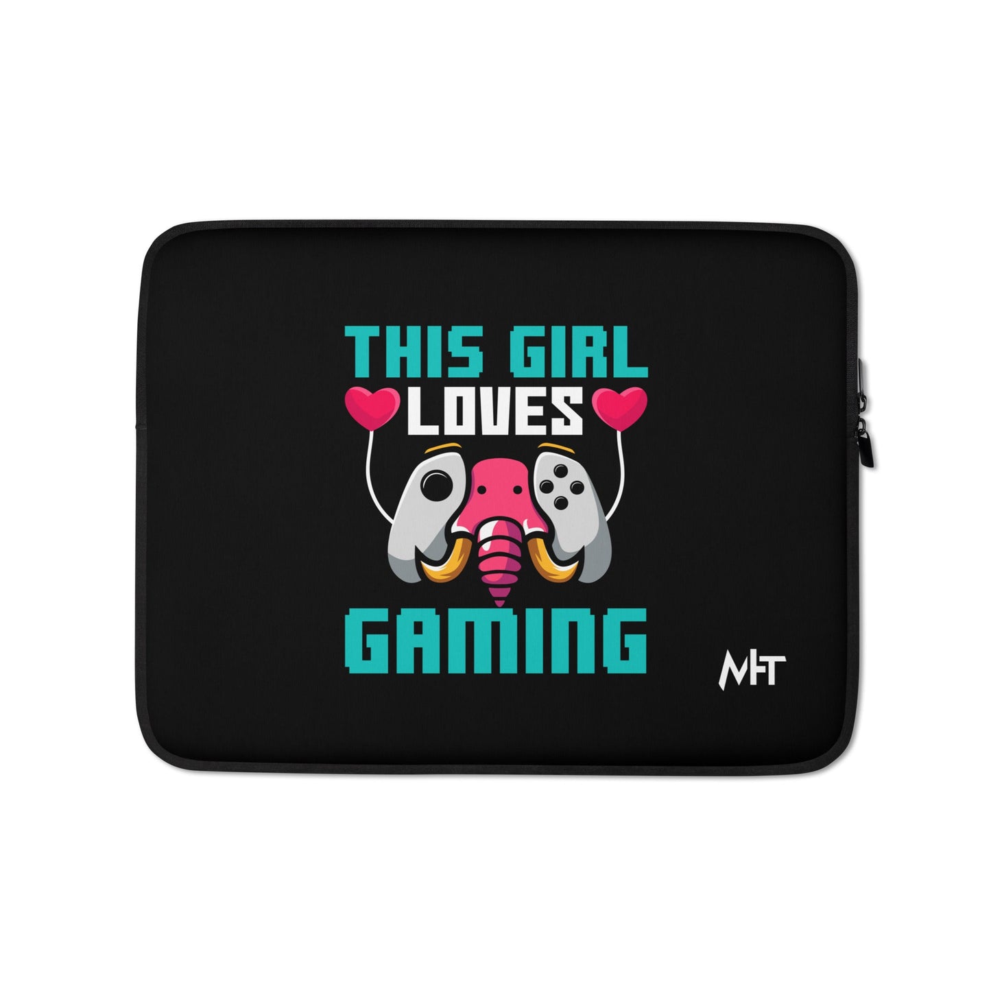 This girl Loves video games ( RiMa ) - Laptop Sleeve by DarkByteGear