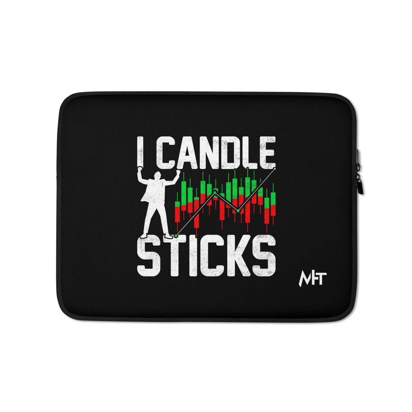 I Candle Stick - Laptop Sleeve by DarkByteGear