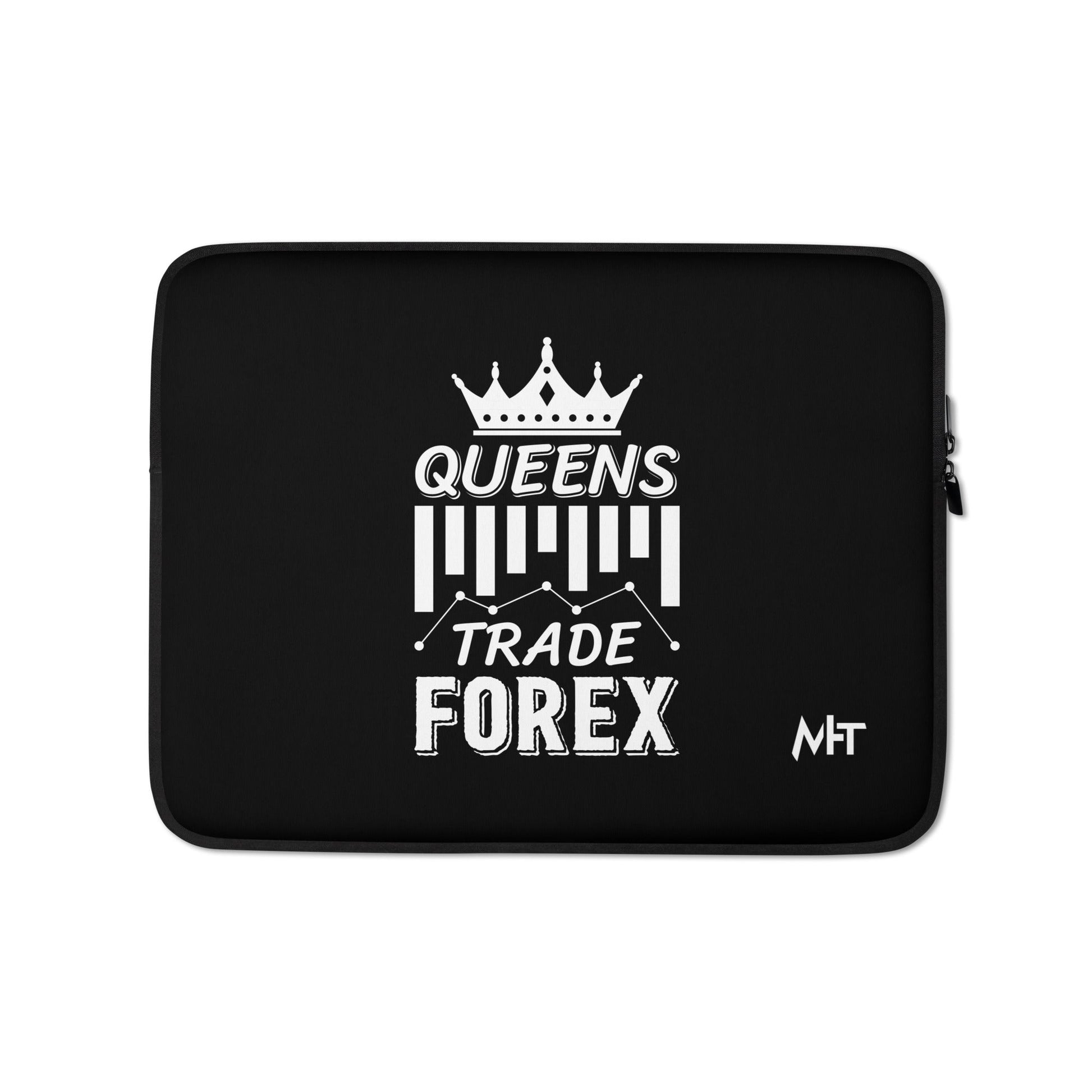 Queens Trade Forex - Laptop Sleeve by DarkByteGear