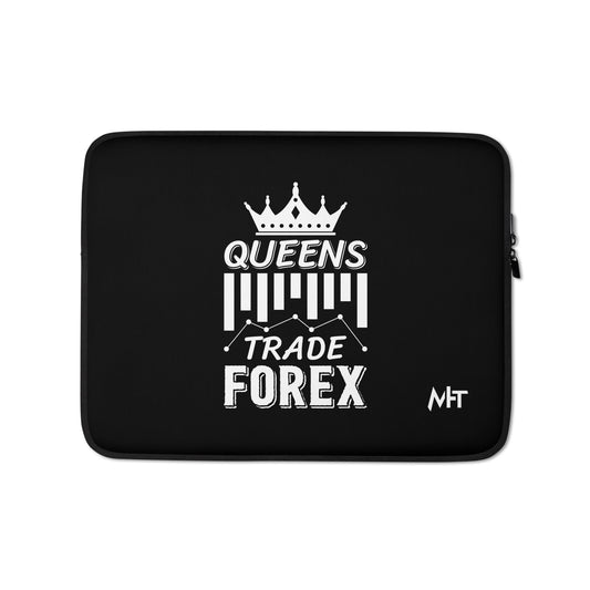 Queens Trade Forex - Laptop Sleeve by DarkByteGear