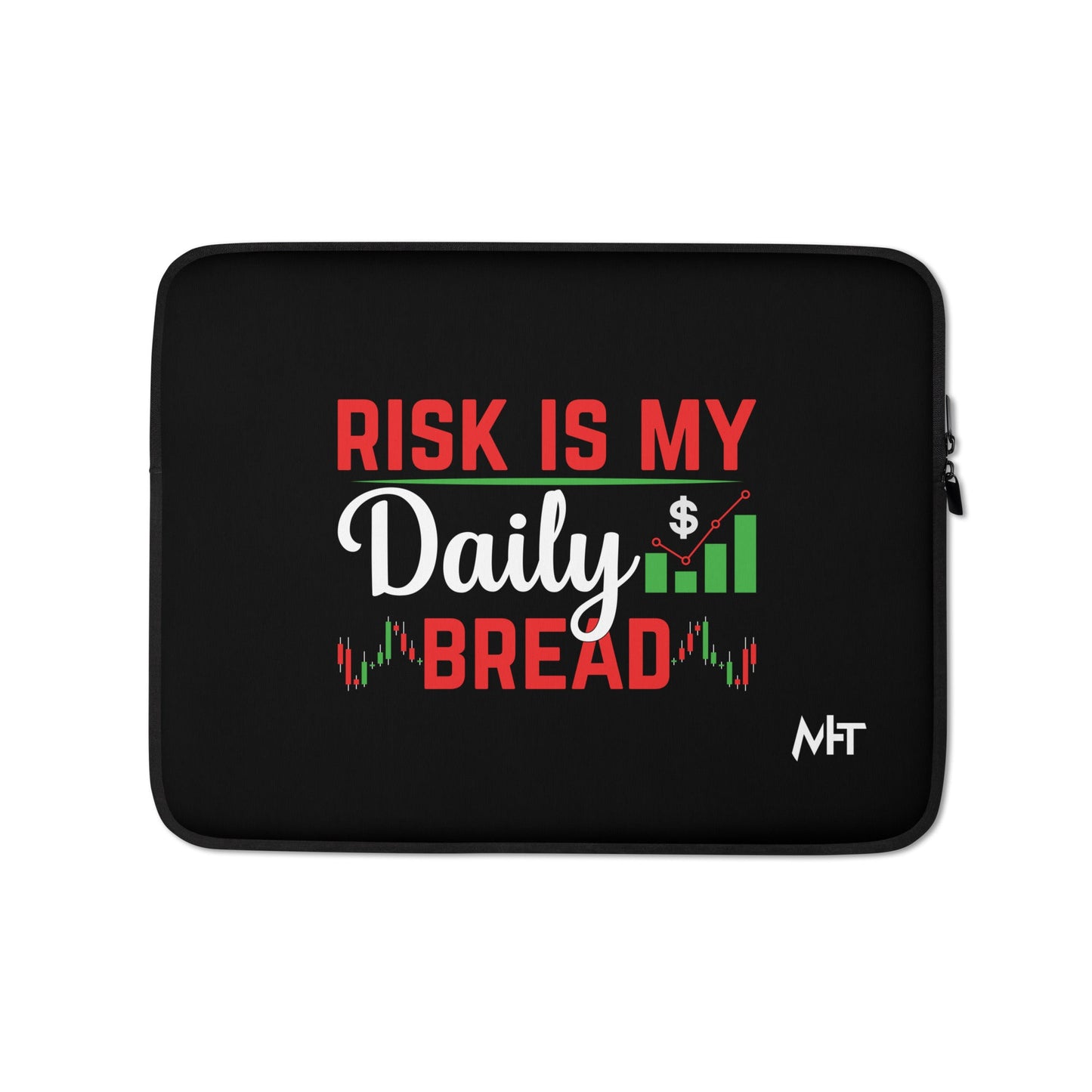 Risk is my Daily Bread - Laptop Sleeve by DarkByteGear