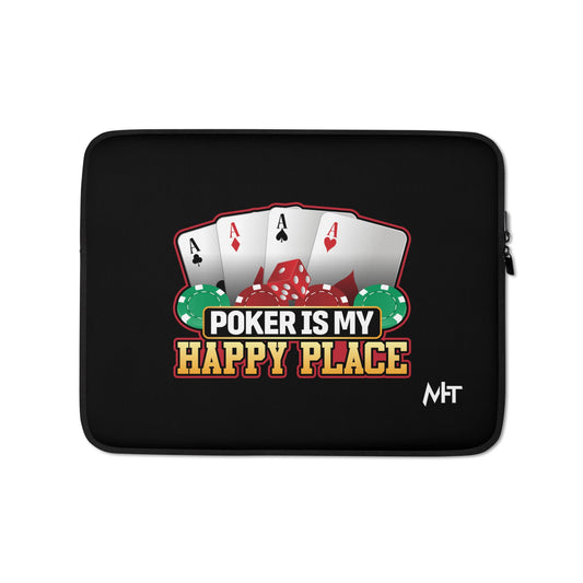 Poker Dad is like a Normal Dad but much Cooler - Laptop Sleeve by DarkByteGear