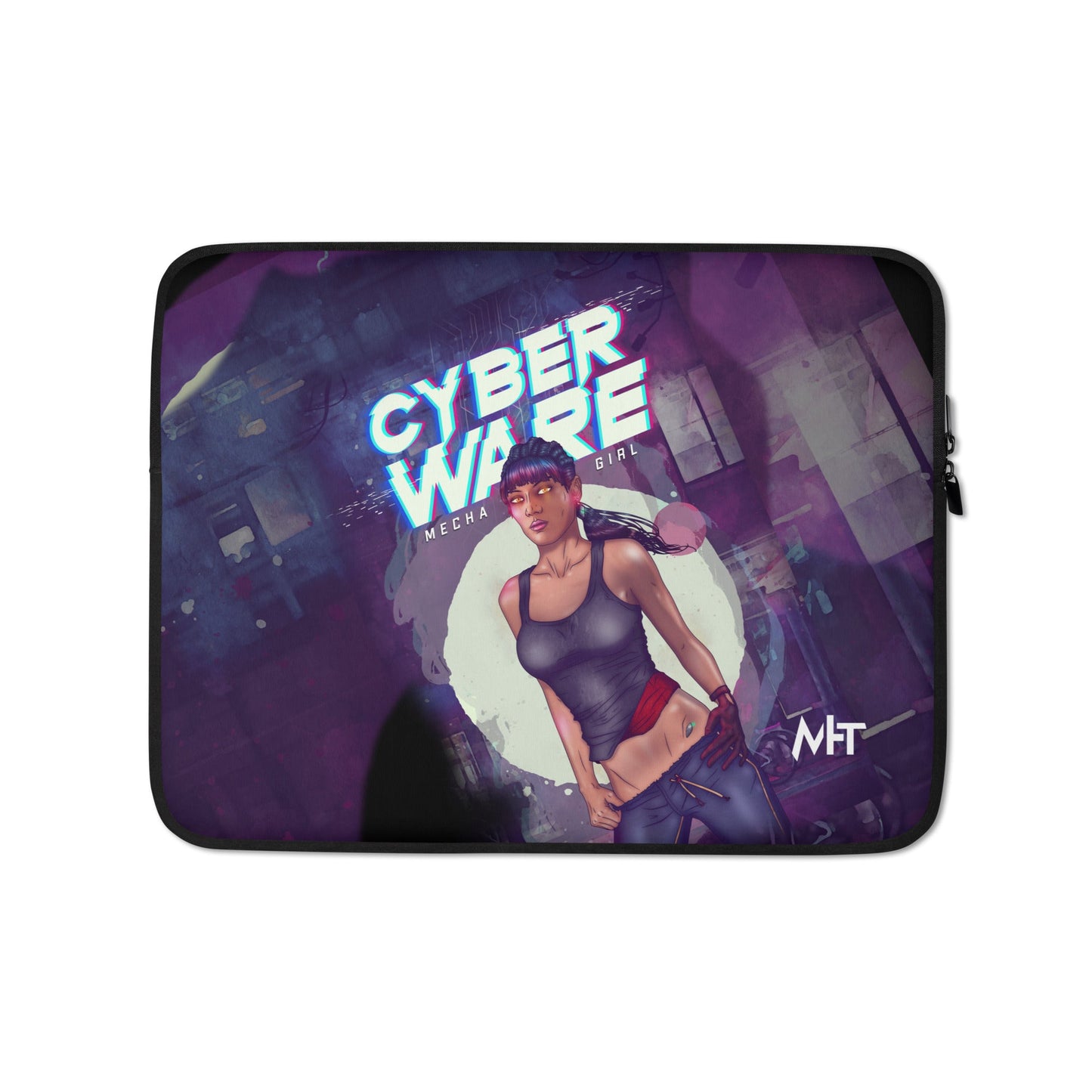 Cyberware Mecha Girl - Laptop Sleeve by DarkByteGear