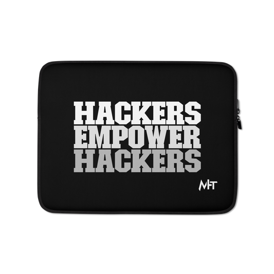 Hackers Empower Hackers V2 - Laptop Sleeve by DarkByteGear